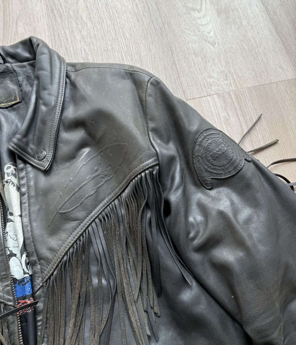 Indian Motorcycle Vintage IXS Indian Motorcycle Western Racing Leather Jacket Size US XL / EU 56 / 4 - 11 Thumbnail