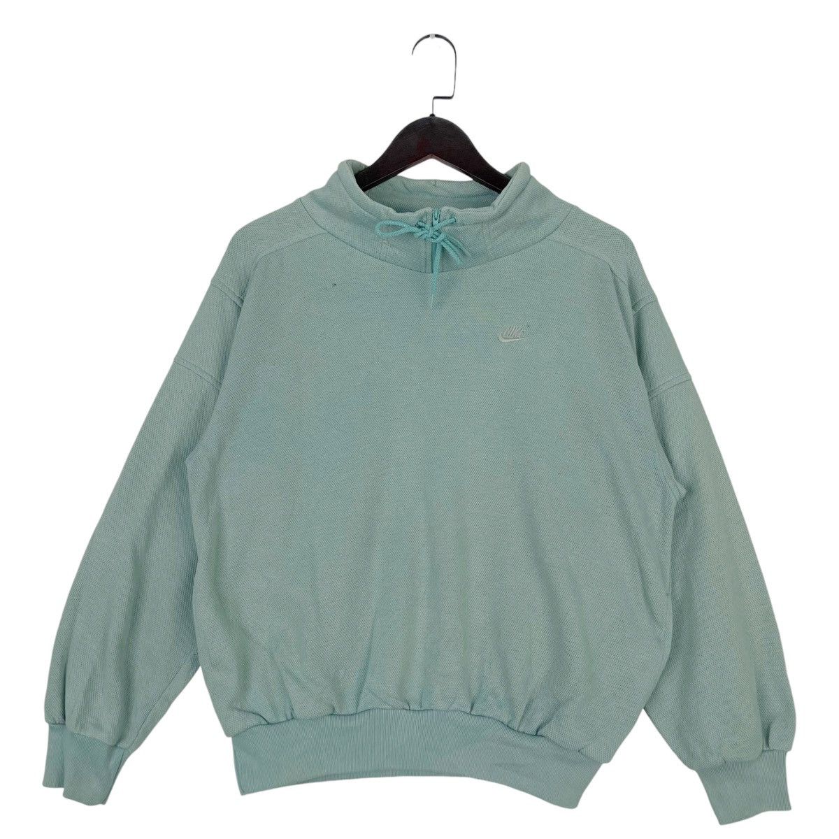 Nike × Vintage Vintage Nike Small Embroidered Quater Zip Turtleneck Size S / US 4 / IT 40 - 1 Thumbnail