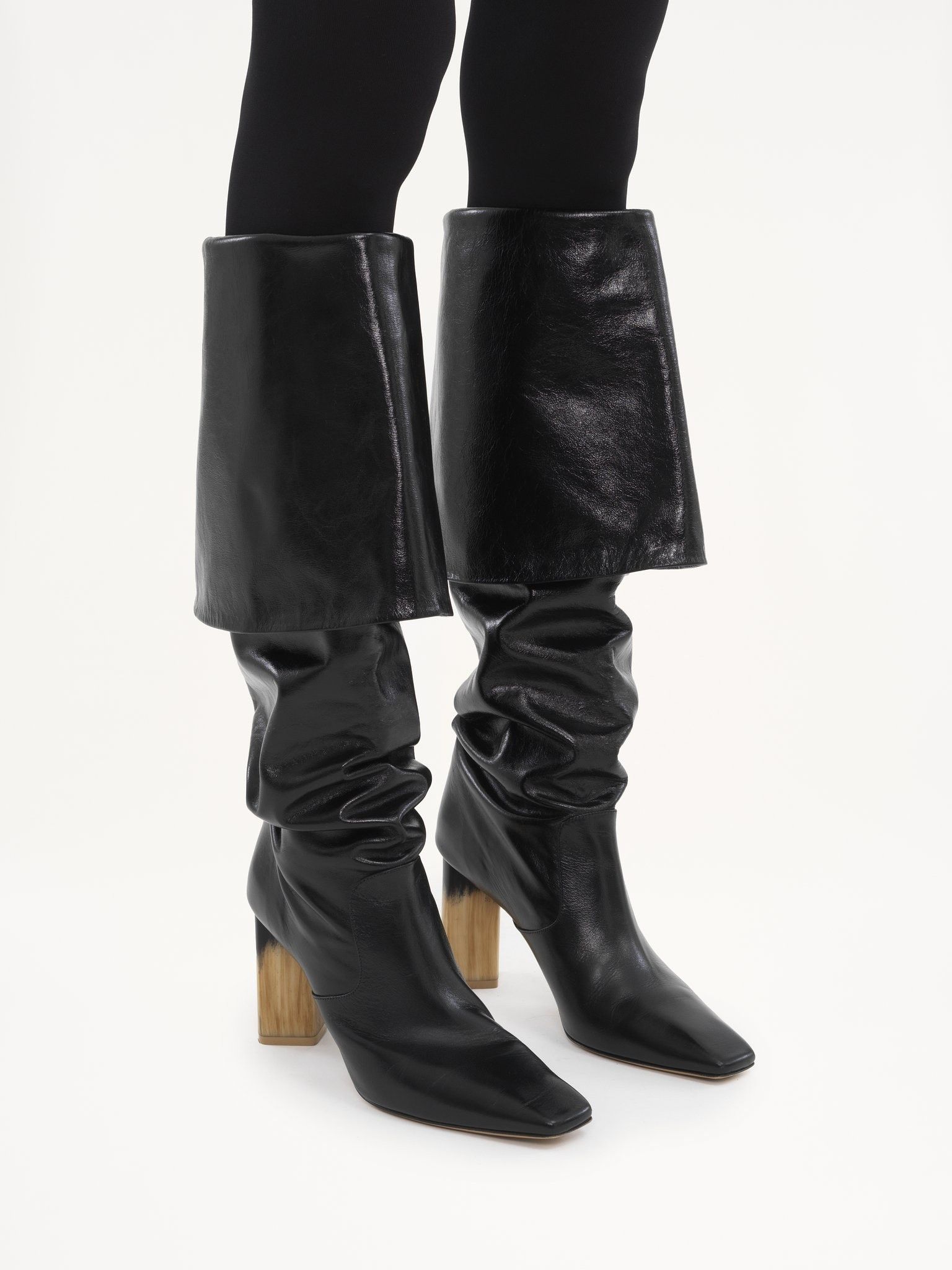 Chloe o1loc1c11125 Georgia Heeled Boots in Black Size US 6 / IT 36 - 2 Thumbnail