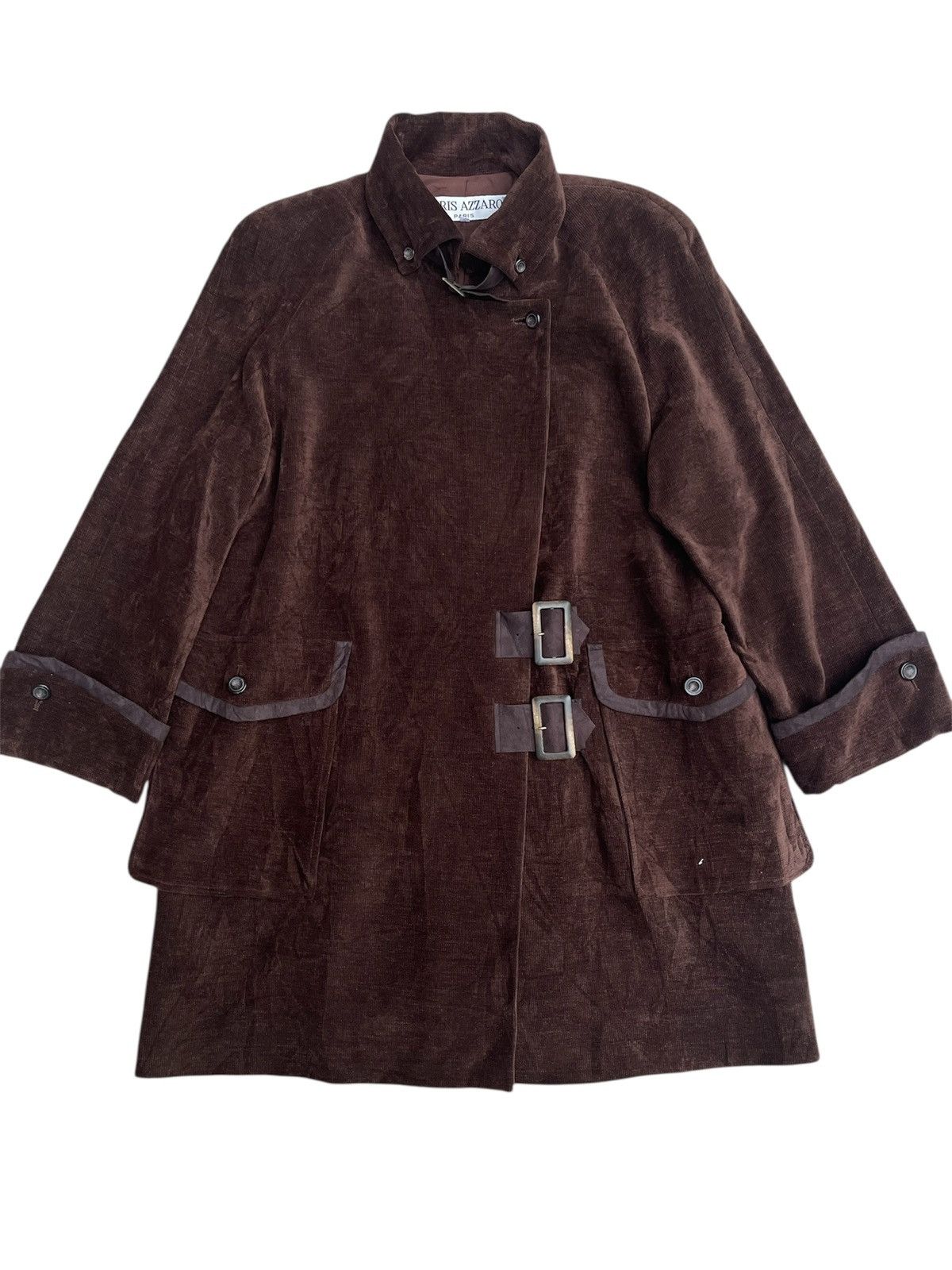 Azzaro Vintage Loris Azzaro Paris Coat – Toggle Buckle, High Collar Size US M / EU 48-50 / 2 - 1 Thumbnail
