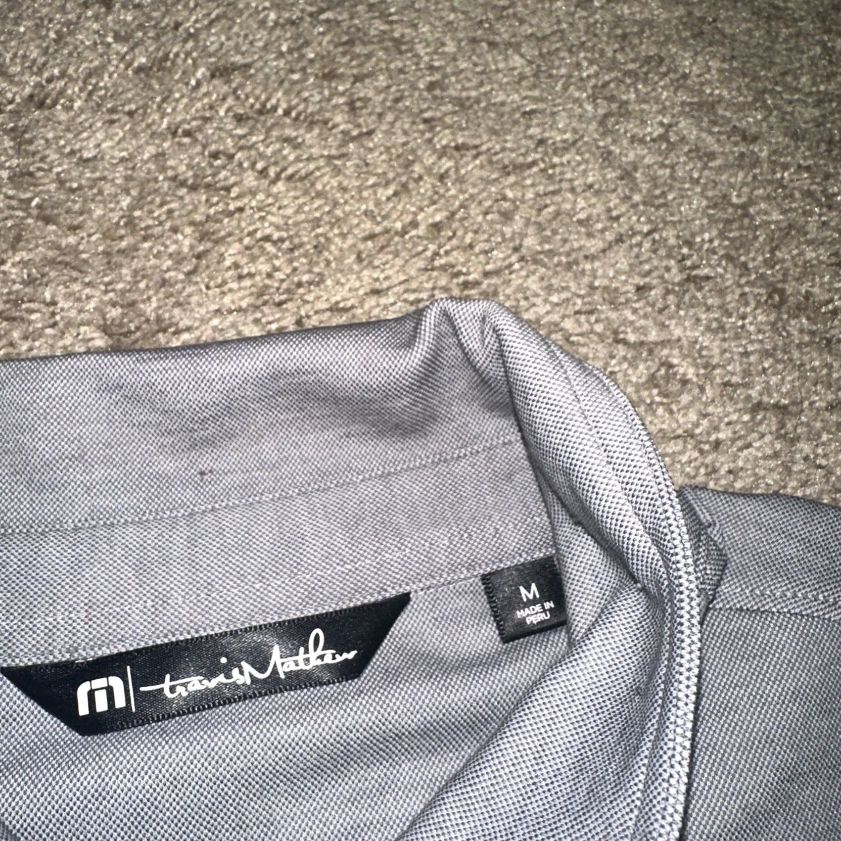 TravisMathew Travis Mathew Golf Polo Shirt Mens Medium Gray US Open 2020 Winged Foot Performance Size US M / EU 48-50 / 2 - 4 Thumbnail
