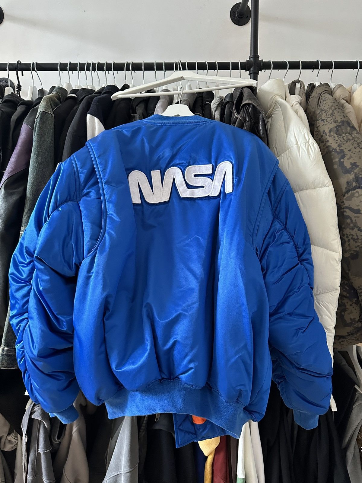 Balenciaga Balenciaga special item nasa bomber jacket Size US S / EU 44-46 / 1 - 2 Thumbnail