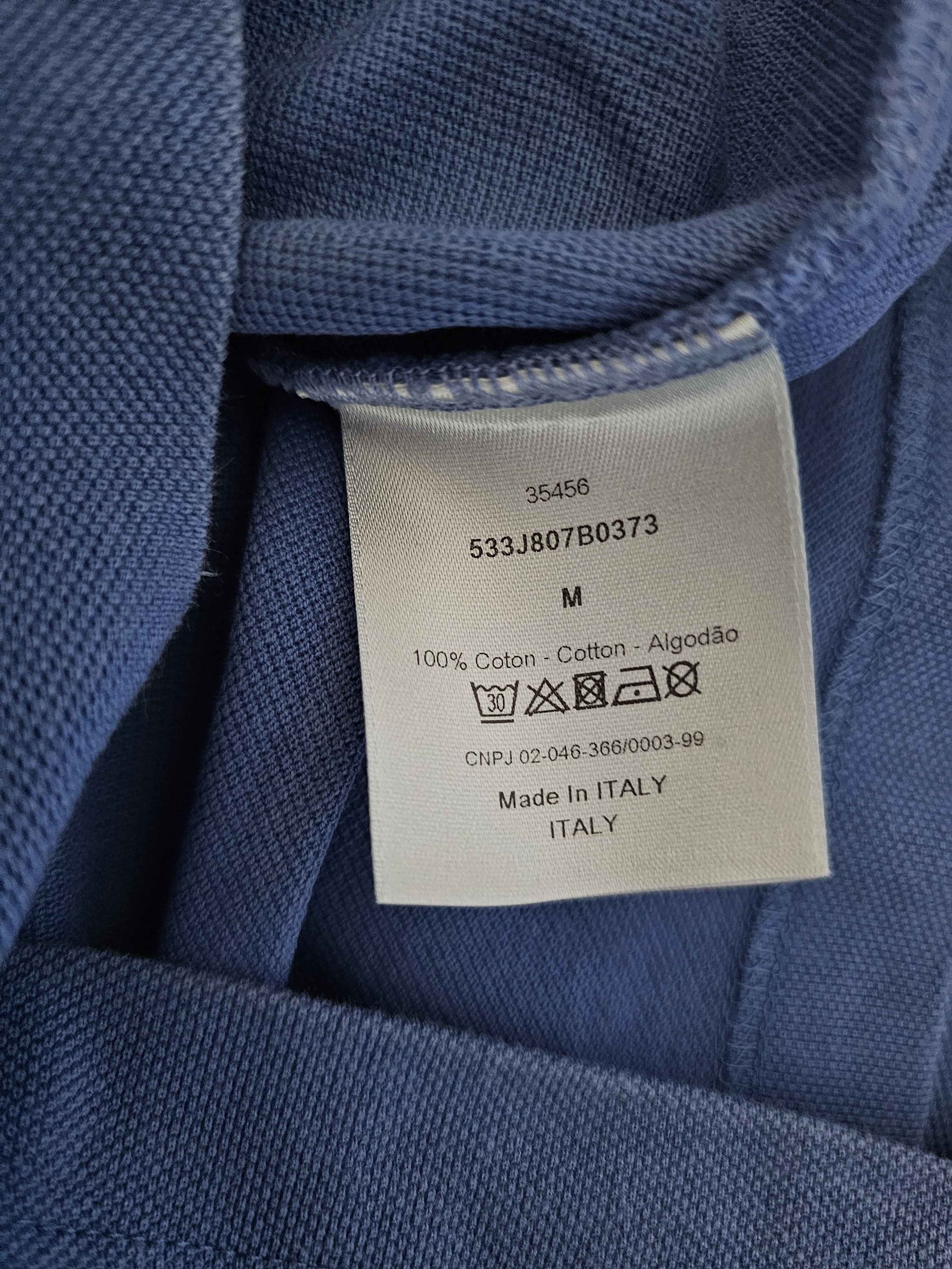Dior Dior Men's Blue Polo Shirt Size M Size US M / EU 48-50 / 2 - 6 Thumbnail