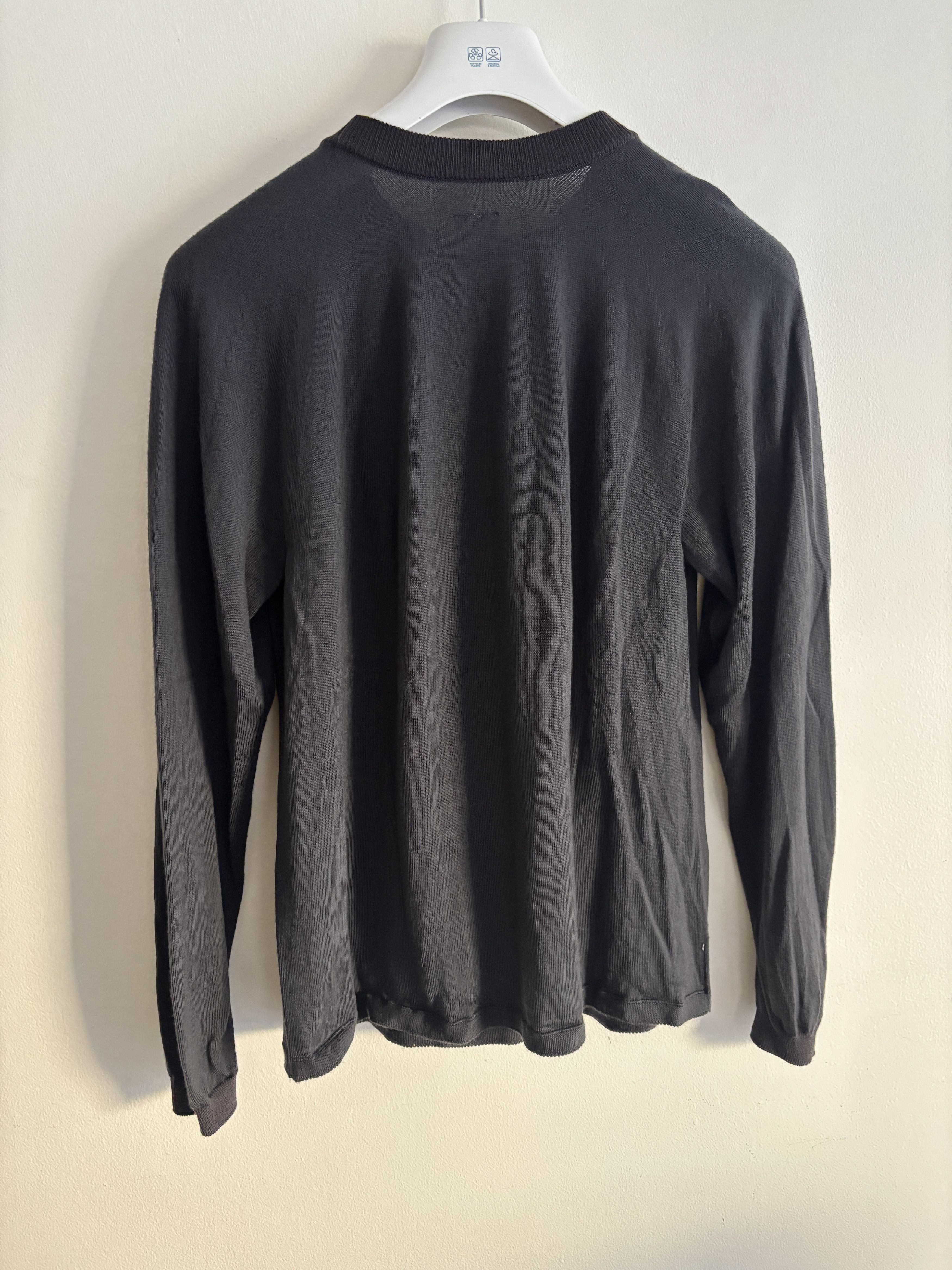 Goldwin Wool Seamless Knit Top/ Sweater Lead Grey - Size 2 - Small Size US L / EU 52-54 / 3 - 6 Thumbnail