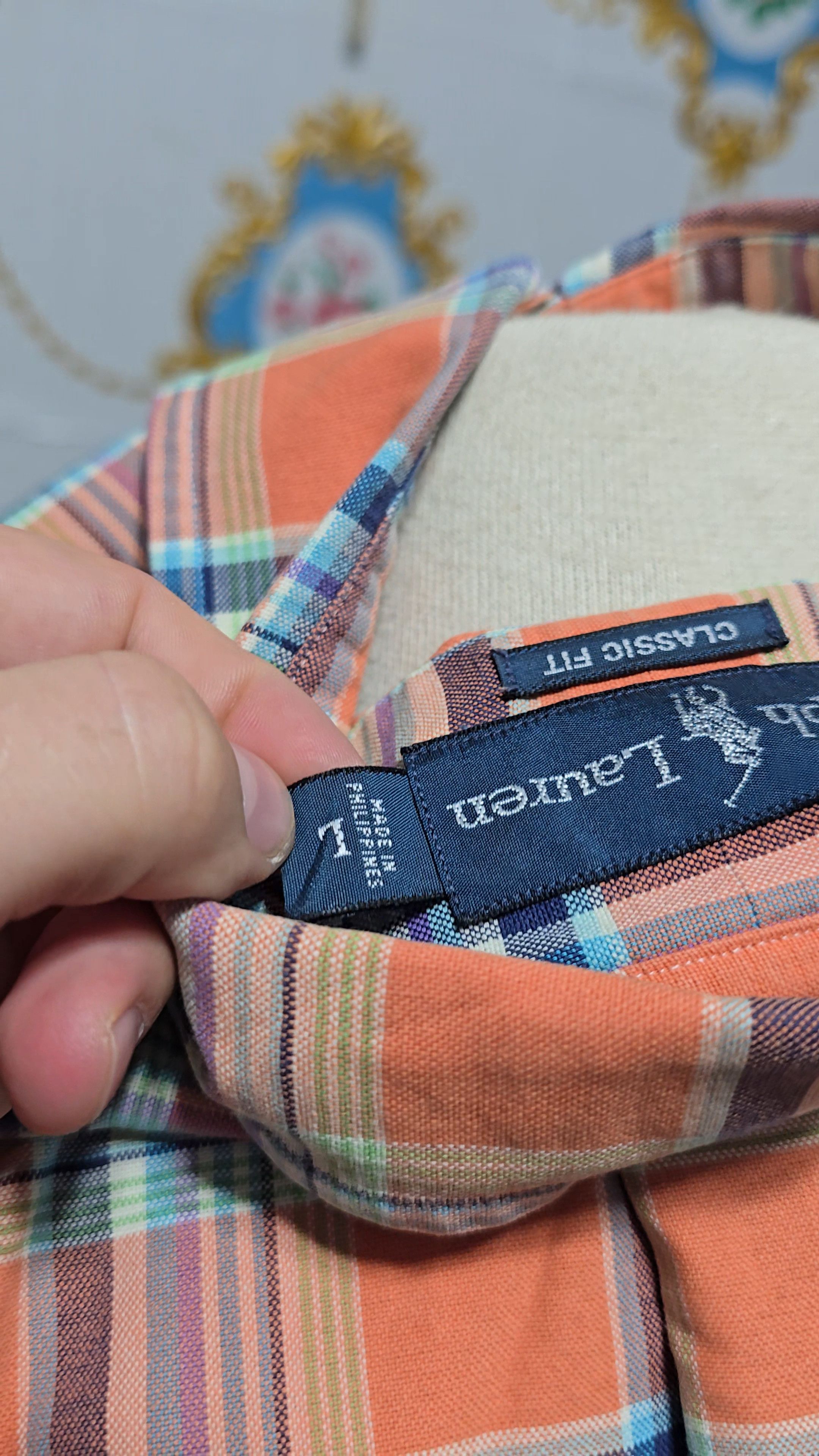 Polo Ralph Lauren Vintage Polo Ralph Lauren men's short-sleeve button-down Size US L / EU 52-54 / 3 - 10 Thumbnail
