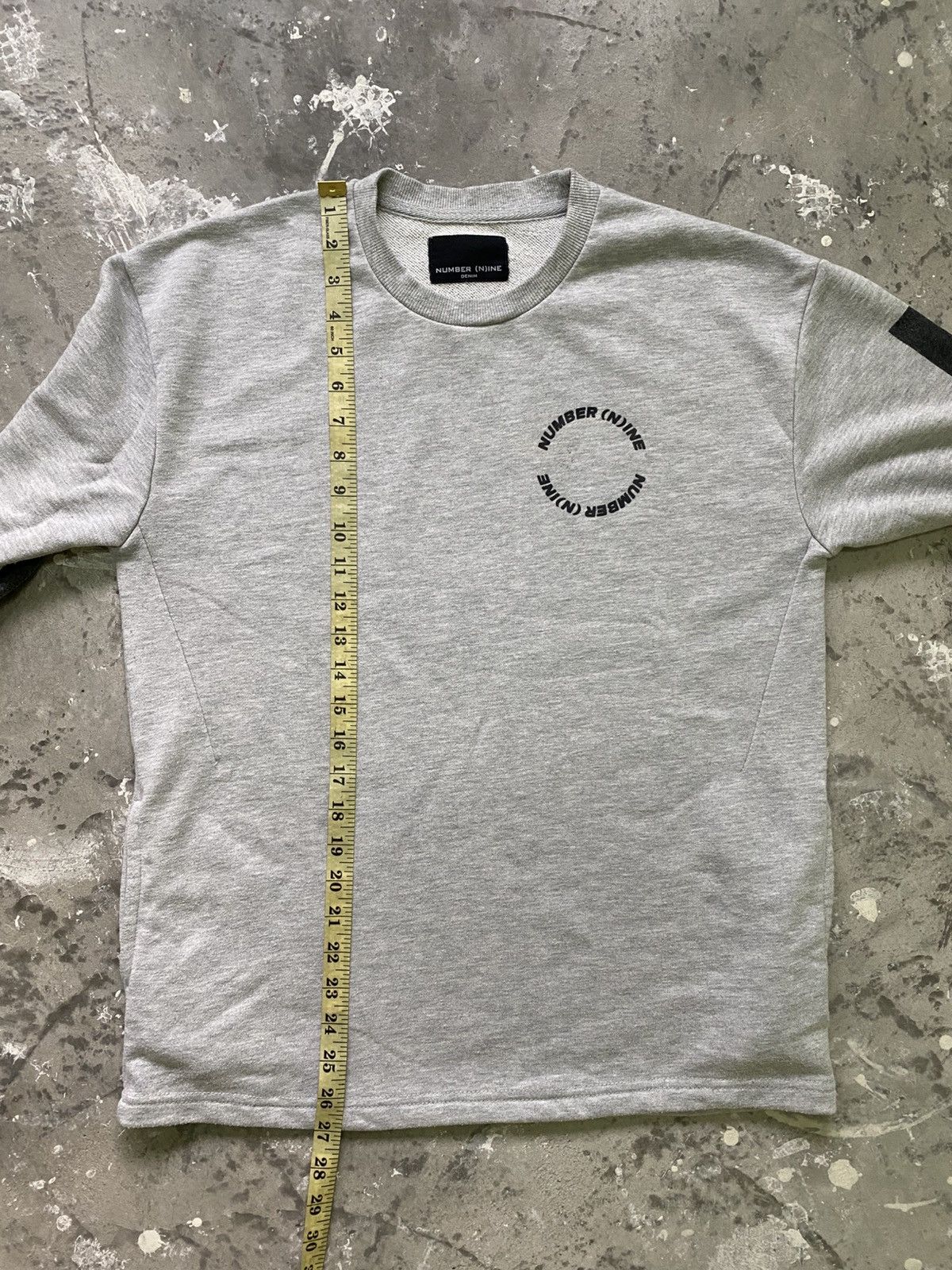 Number (N)ine Number NINE Denim Pocket Pullover Sweatshirt Size US M / EU 48-50 / 2 - 14 Thumbnail