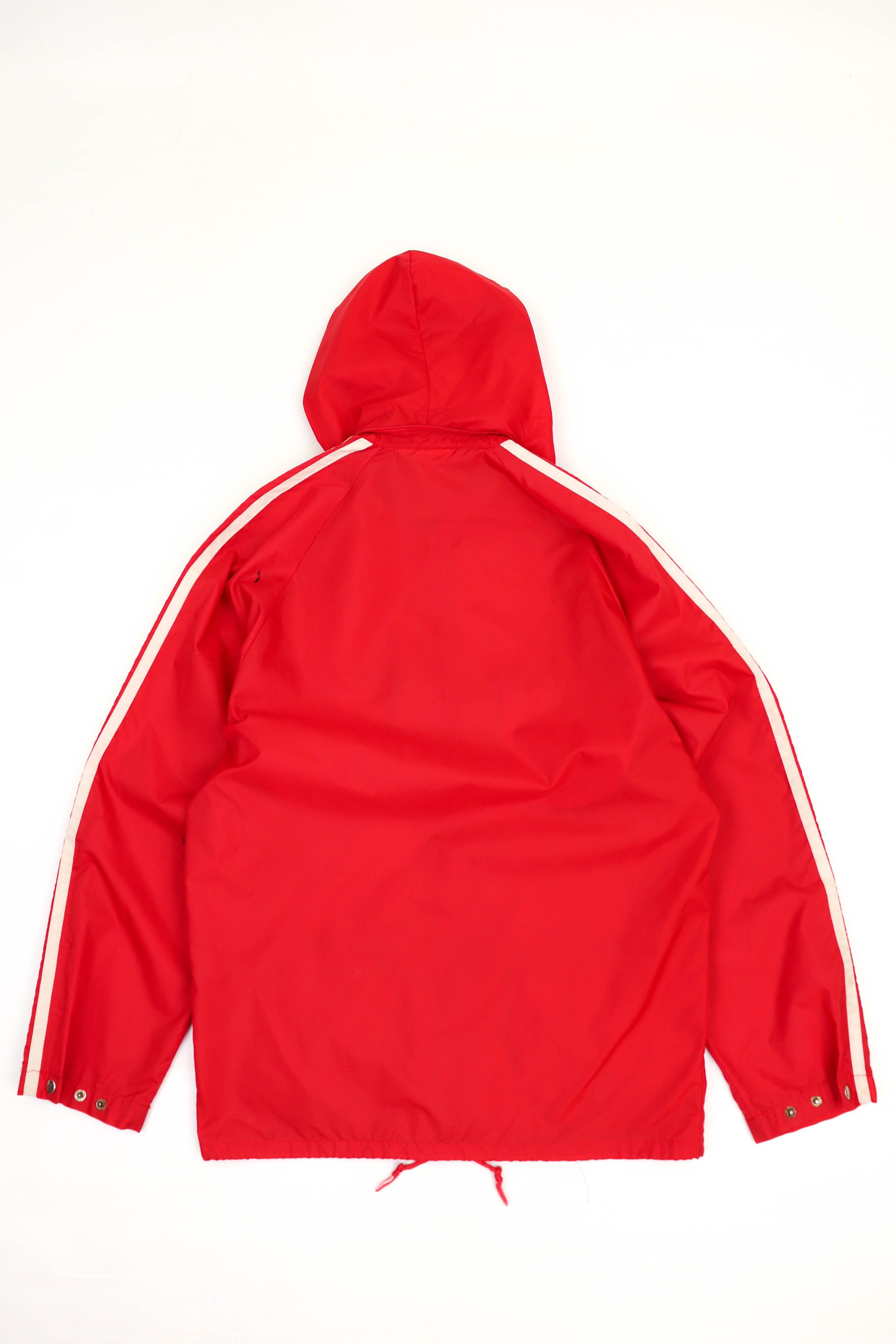 Adidas Adidas Vintage Made in Korea Nylon Windbreaker Hooded Jacket Size US S / EU 44-46 / 1 - 2 Thumbnail