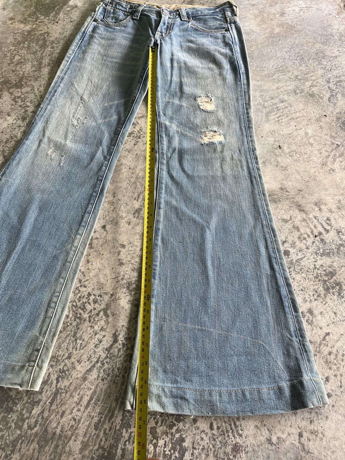 Hysteric Glamour × Levi's × Vintage Flare Distressed Levis Denim Size US 29 - 13 Thumbnail