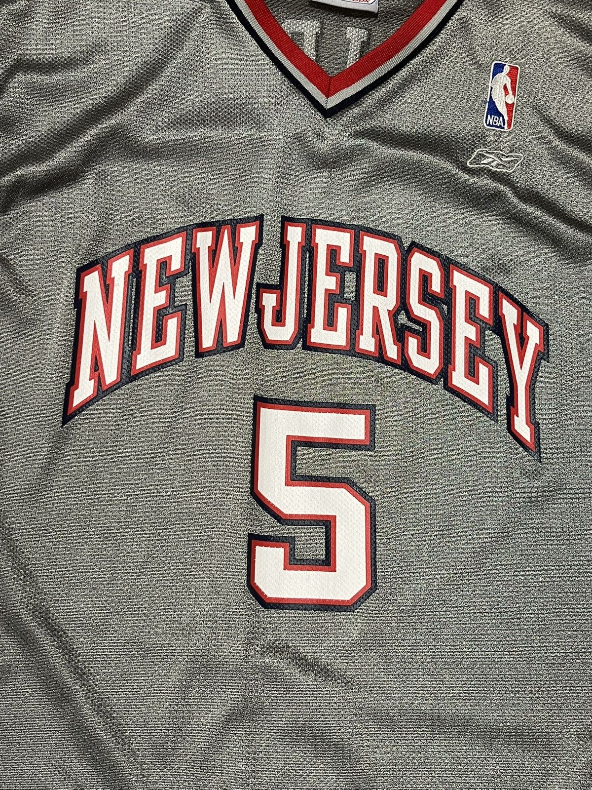 NBA × Reebok × Vintage Reebok New Jersey Nets Jason Kidd NBA Jersey Size US L / EU 52-54 / 3 - 3 Thumbnail
