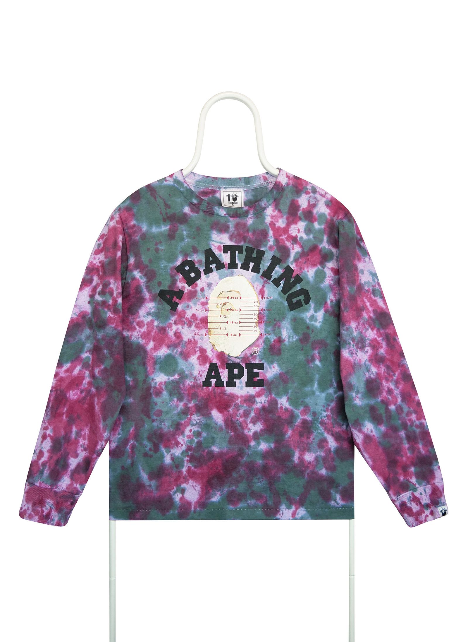 Bape Bape X Pusha T 10th year NYC color dye longsleeve Size US S / EU 44-46 / 1 - 1 Thumbnail