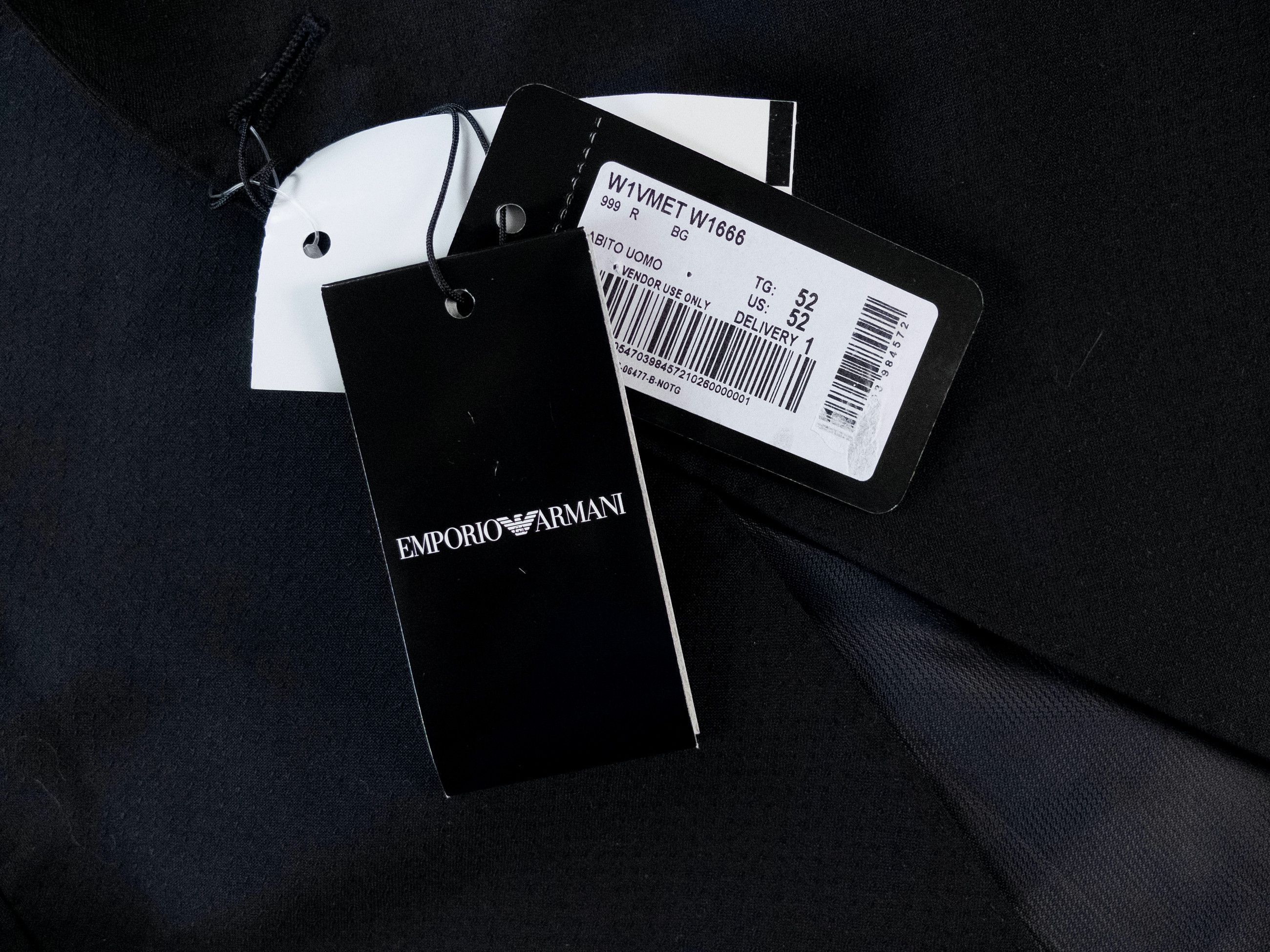 Emporio Armani EMPORIO ARMANI M-line dark blue wool suit Size 42 US / 52 IT Size 42R - 5 Thumbnail