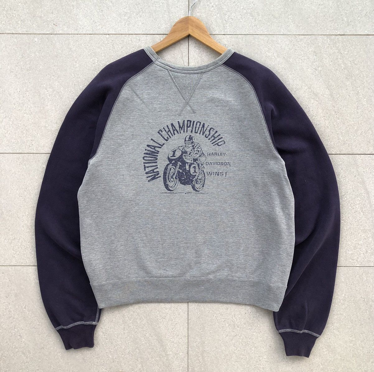 Harley Davidson Vintage Harley Davidson Wins Crewneck Sweatshirt Size US L / EU 52-54 / 3 - 1 Thumbnail