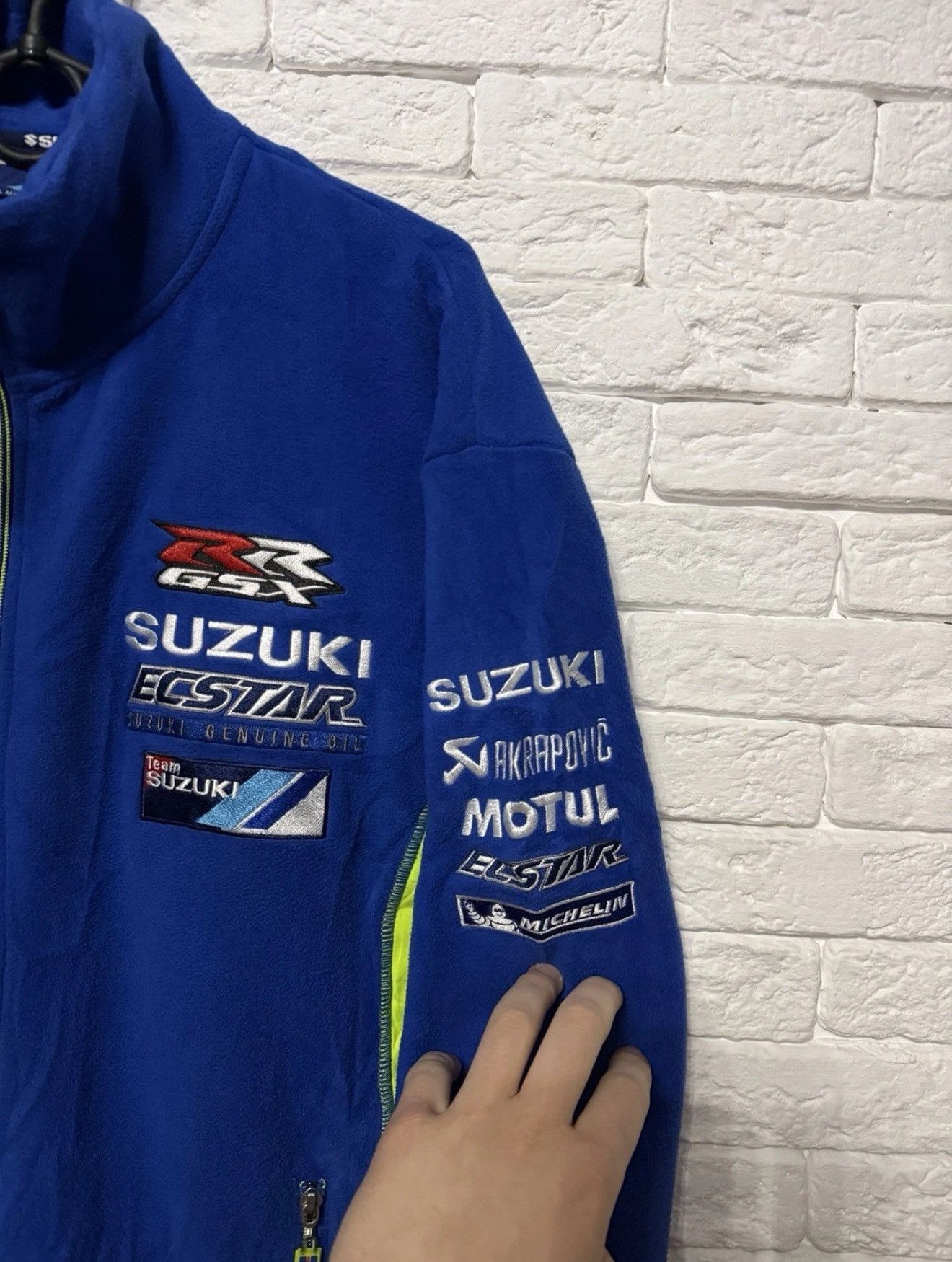 Other Vintage Suzuki Ecstar MotoGP Racing Fleece Jacket Sz M Size US M / EU 48-50 / 2 - 4 Thumbnail