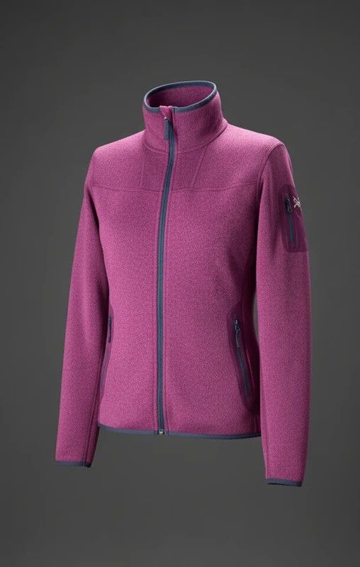 Arc'teryx Arc'teryx Burgundy Fleece Jacket Women L Outdoor Cozy Style Size L / US 10 / IT 46 - 2 Thumbnail