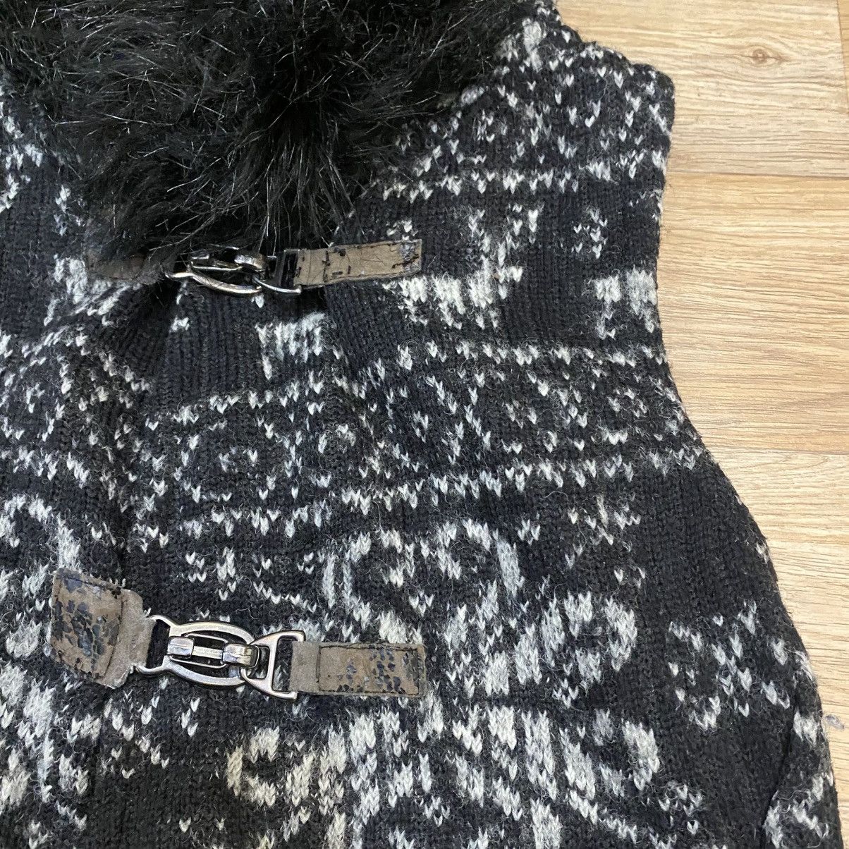 Zara 2000s . Zara Vest Wool Fur Hoodie Size S / US 4 / IT 40 - 5 Thumbnail