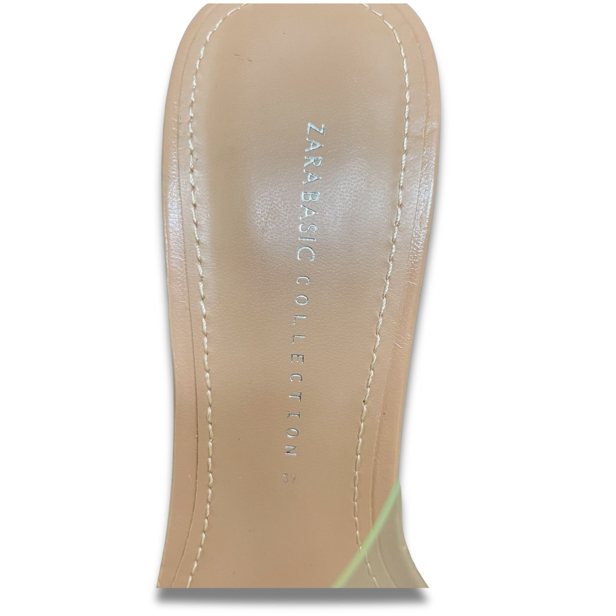 Zara Zara Heeled Mules Women Size 8 With Transparent Straps & Chu Size US 8 / IT 38 - 6 Thumbnail