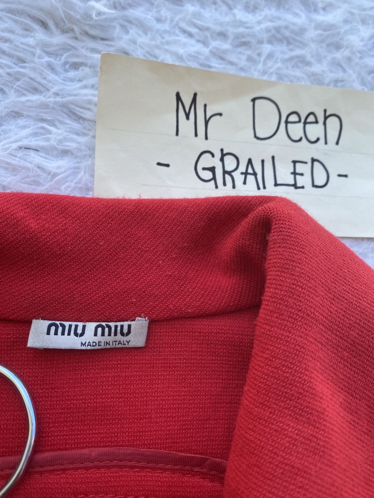Miu Miu Rare Vintage Miu Miu Cherry Red Cropped Jacket Size S / US 4 / IT 40 - 19 Thumbnail