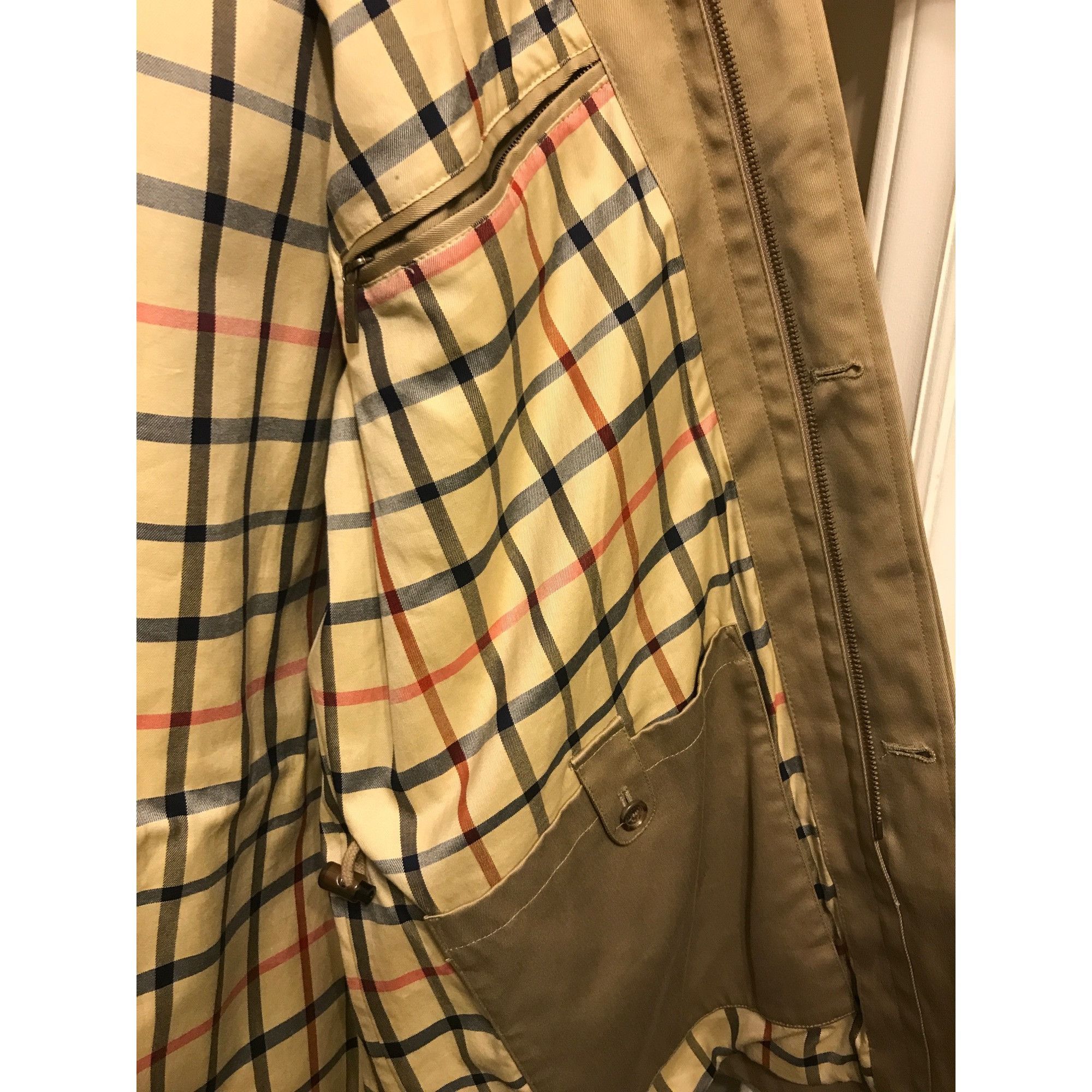 Brooks Brothers Brooks Brothers Men's Vintage Tan Full Zip And Button Trench Size US L / EU 52-54 / 3 - 10 Thumbnail