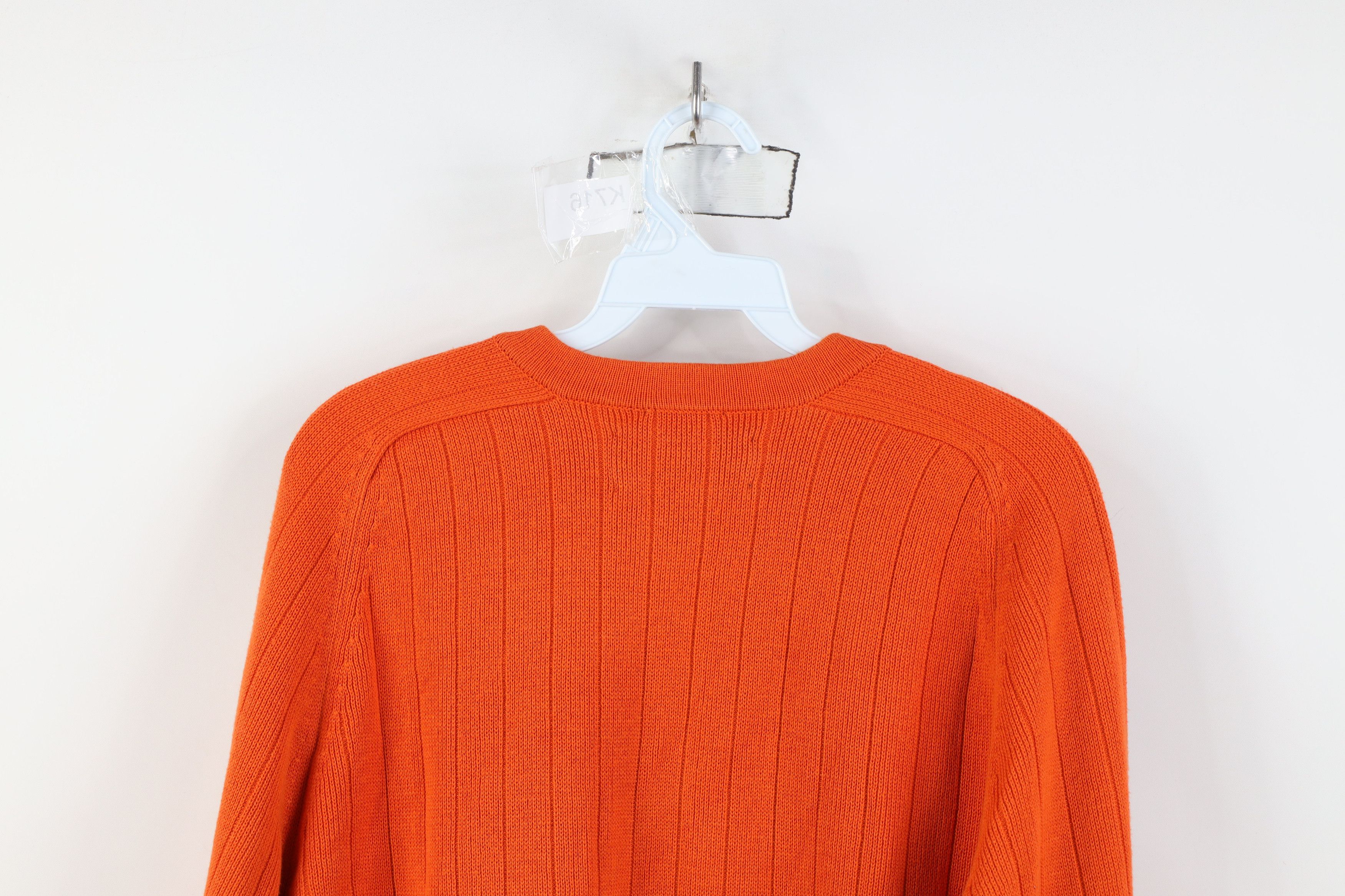 Abercrombie & Fitch Vintage 90s Y2K Abercrombie & Fitch Knit Sweater Orange Size US S / EU 44-46 / 1 - 9 Thumbnail