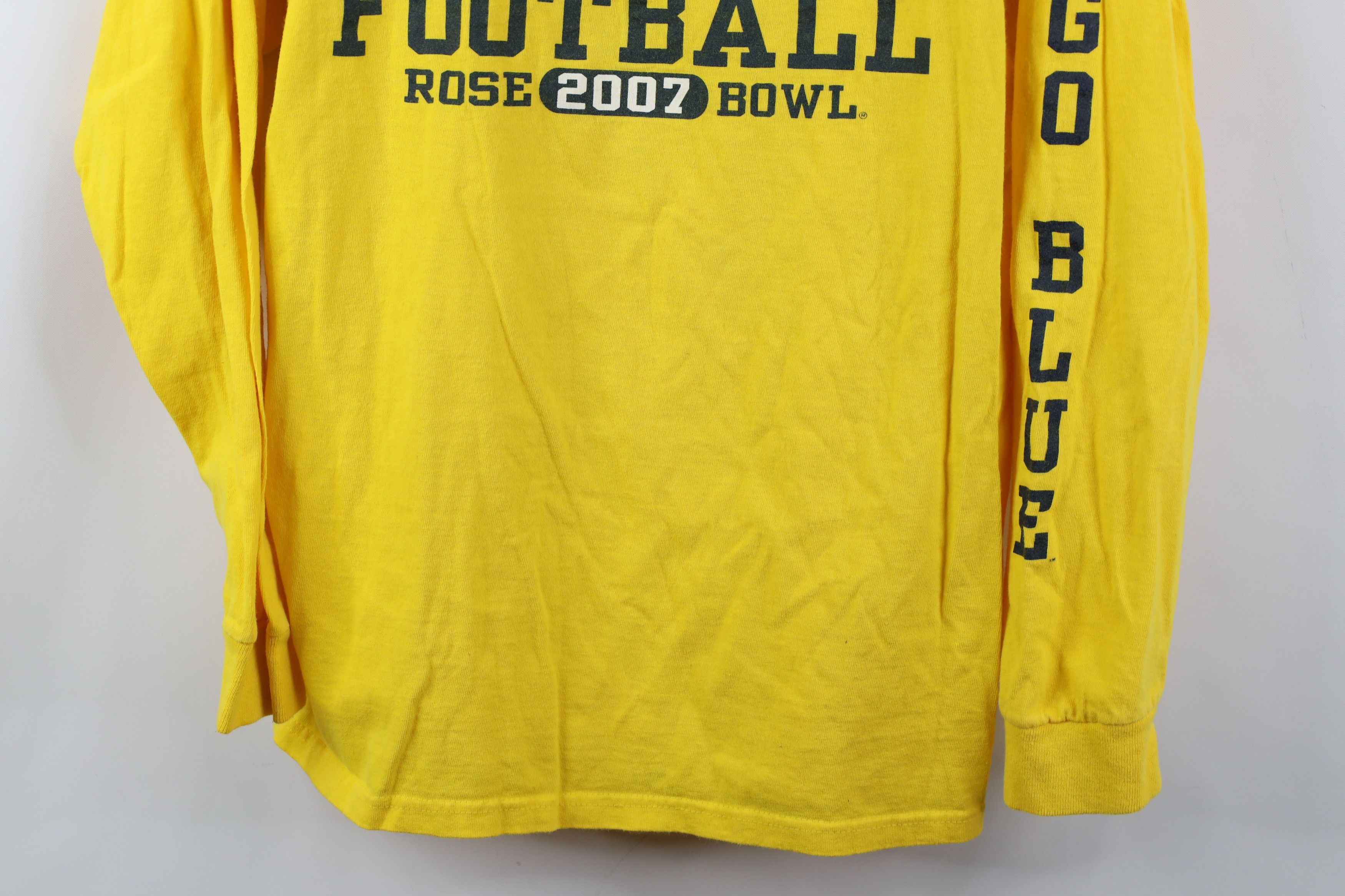 Vintage Vintage University of Michigan Football Long Sleeve T-Shirt Size US L / EU 52-54 / 3 - 3 Thumbnail