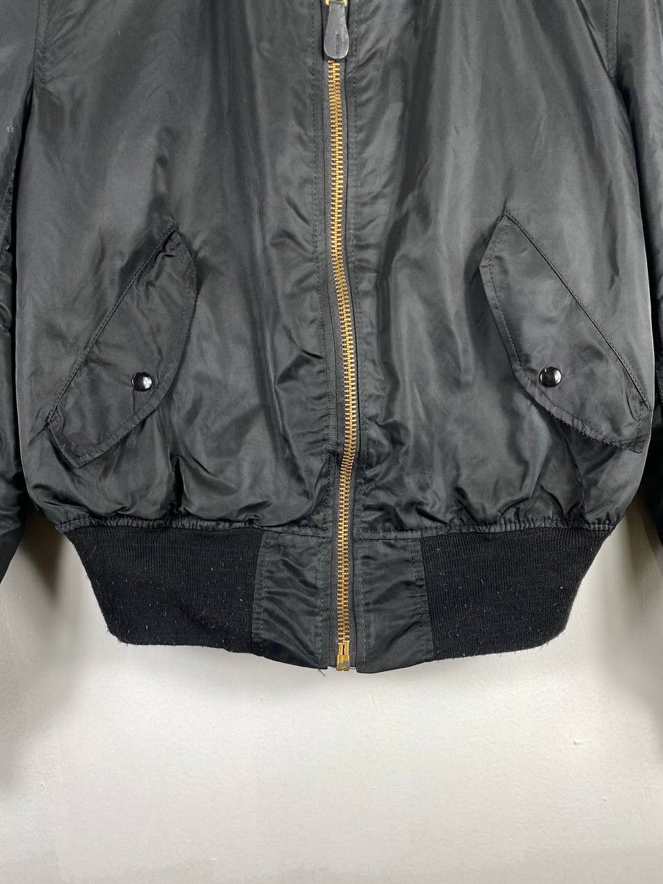 vintage alpha industries bomber jacket ideal zipper