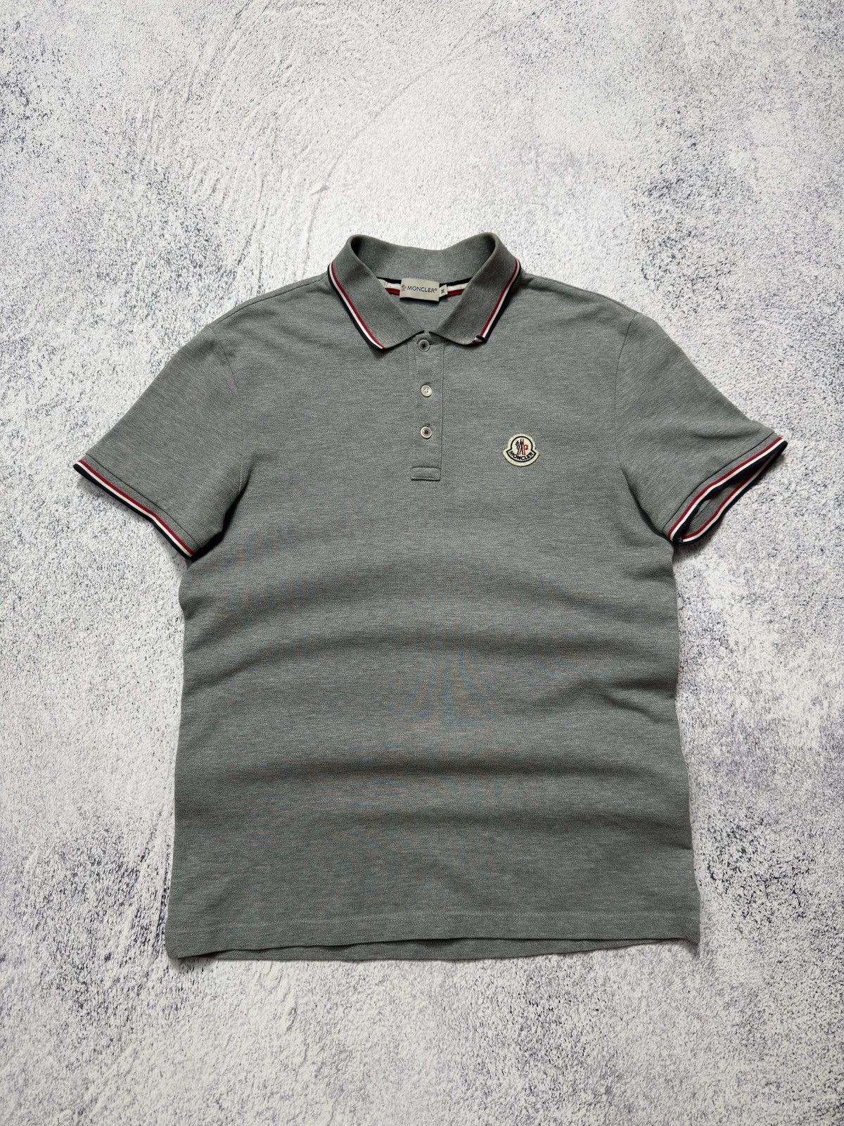 Moncler Moncler Maglia Polo Manica Corta Shirt Old Money Style Sz M Size US M / EU 48-50 / 2 - 2 Thumbnail