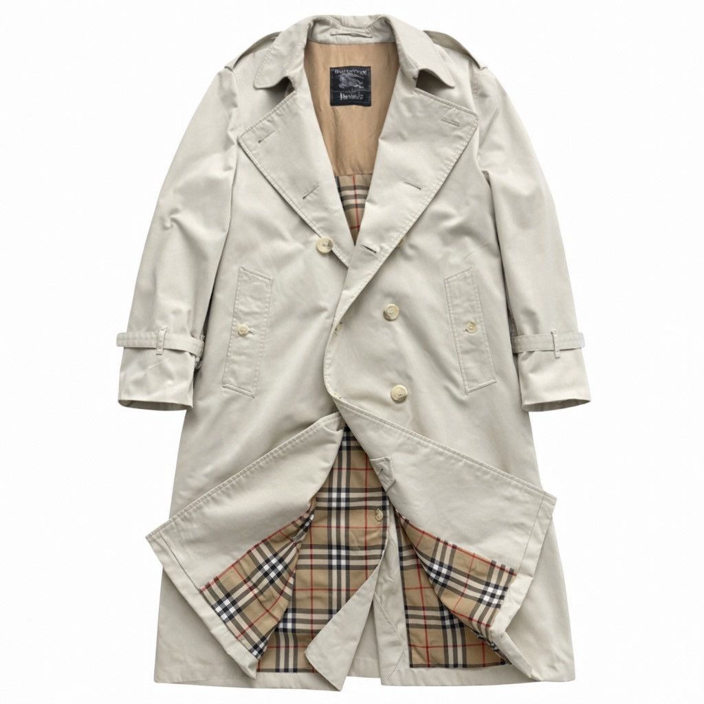 Burberry Vintage 90’s Burberry’s nova check men’s trench coat Size US L / EU 52-54 / 3 - 1 Thumbnail