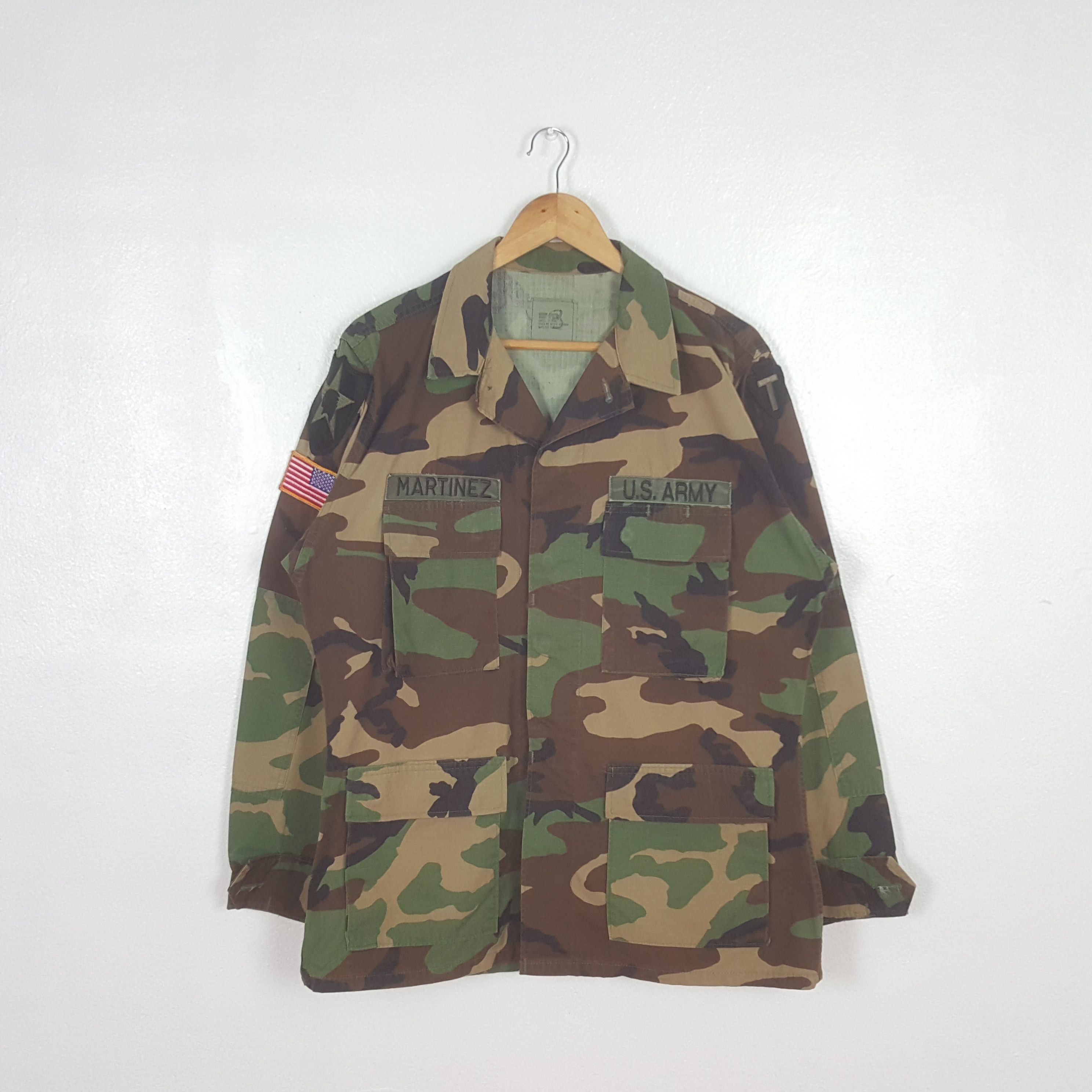 Vintage Vintage U.S. Army American Matinez Camo Jacket C305N19 Size US L / EU 52-54 / 3 - 1 Thumbnail