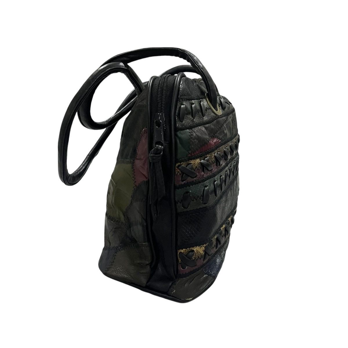 If Six Was Nine 🇯🇵JAPANESE BRAND Y2K GOTHIC PUNK STYLE LEATHER HANDLE BAG Size ONE SIZE - 2 Thumbnail
