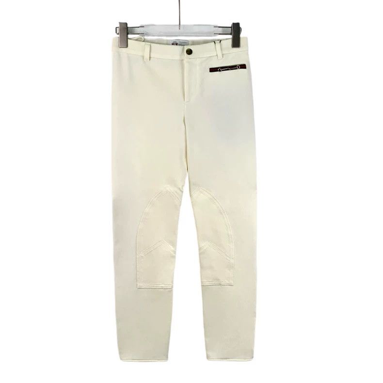 Gucci Gucci Beige striped webbing cotton casual trousers 2505-Nex Size 25" / US 0 / IT 36 - 1 Thumbnail