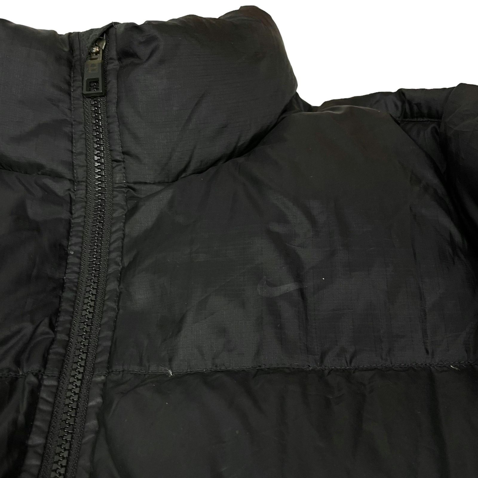 Nike × Vintage Nike Men's Black Polyester Long Sleeve Puffer Jacket Large Size US L / EU 52-54 / 3 - 3 Thumbnail