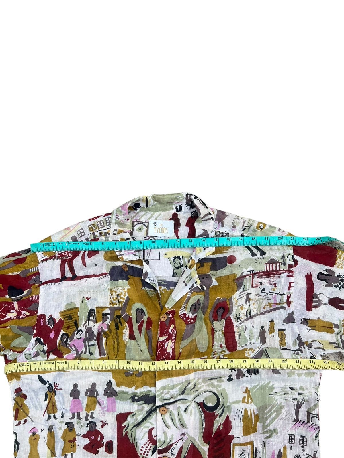 Vintage Vintage Oil Tycoon Japan Ethnic Tribe Art Hawaiian Shirt Size US L / EU 52-54 / 3 - 3 Thumbnail