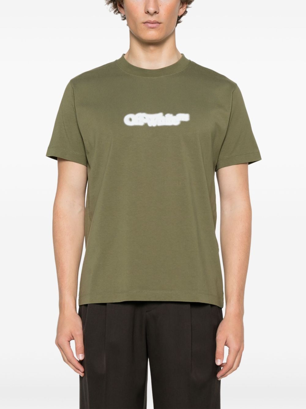 Givenchy Khaki Spray Arrows Logo T-Shirt Size US XL / EU 56 / 4 - 2 Thumbnail