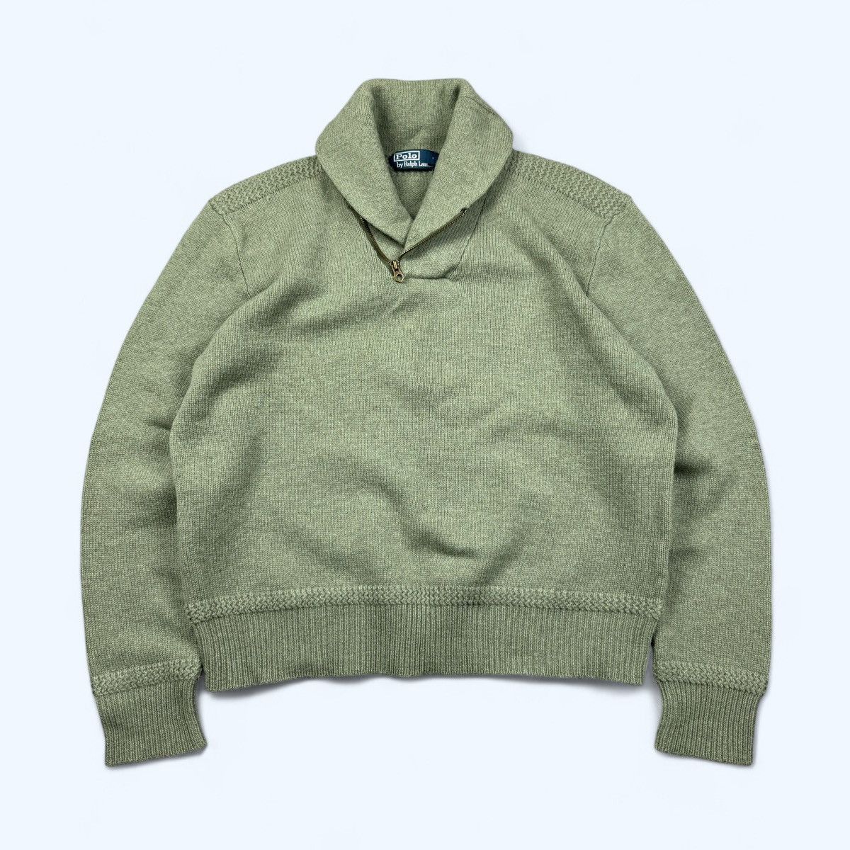 Polo Ralph Lauren Polo Ralph lauren vintage zip lambswool sweater size Xl Size US L / EU 52-54 / 3 - 1 Thumbnail
