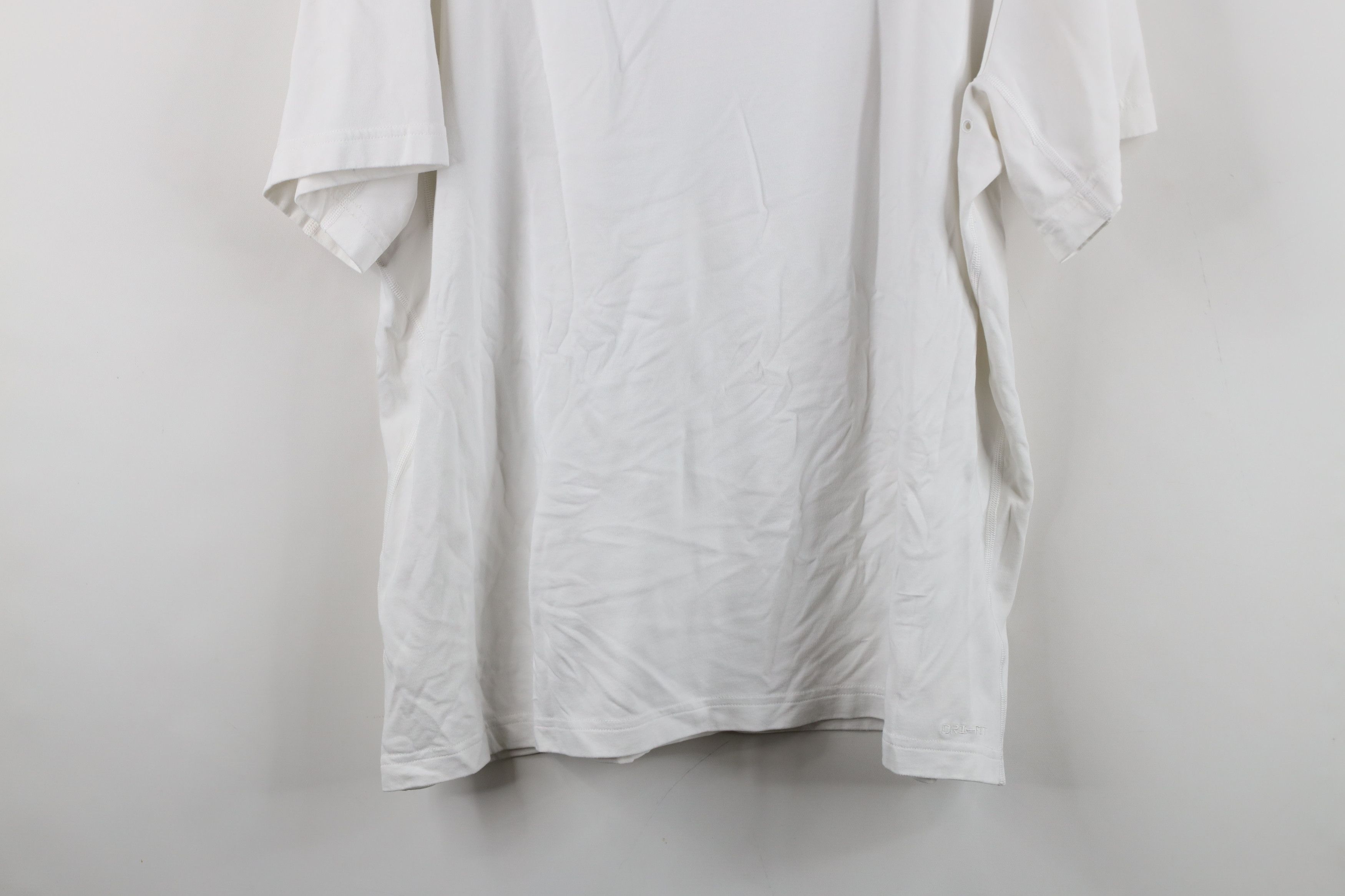Nike Y2K Nike Dri-Fit Scott Mini Swoosh Monochrome T-Shirt White Size US XL / EU 56 / 4 - 14 Thumbnail