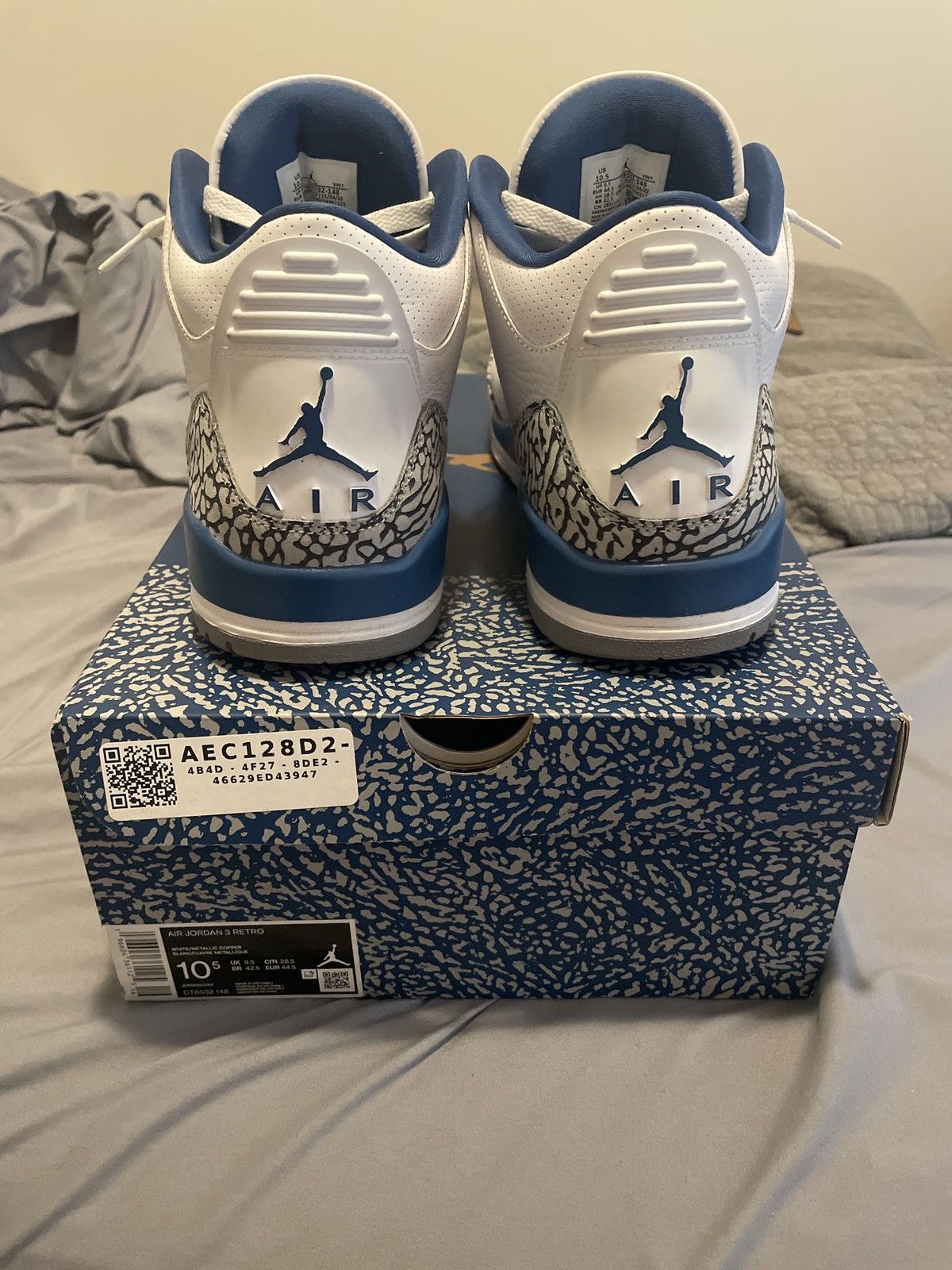 Jordan Brand Washington Wizards Jordan 3 (2023) Size US 10.5 / EU 43-44 - 4 Thumbnail