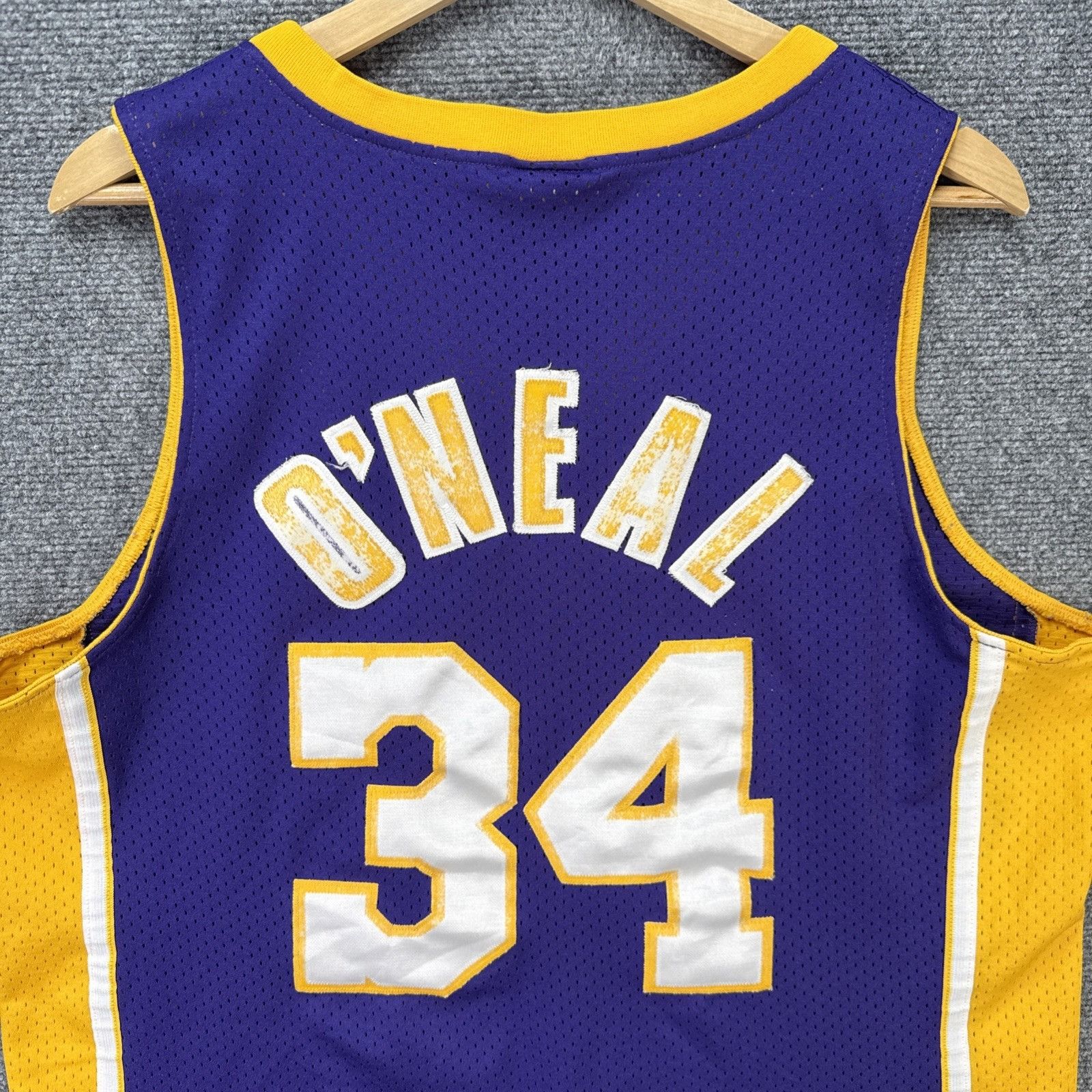 NBA × Nike × Vintage Vintage Los Angeles Jersey Mens Large Purple Nike Shaquille Size US XL / EU 56 / 4 - 6 Thumbnail