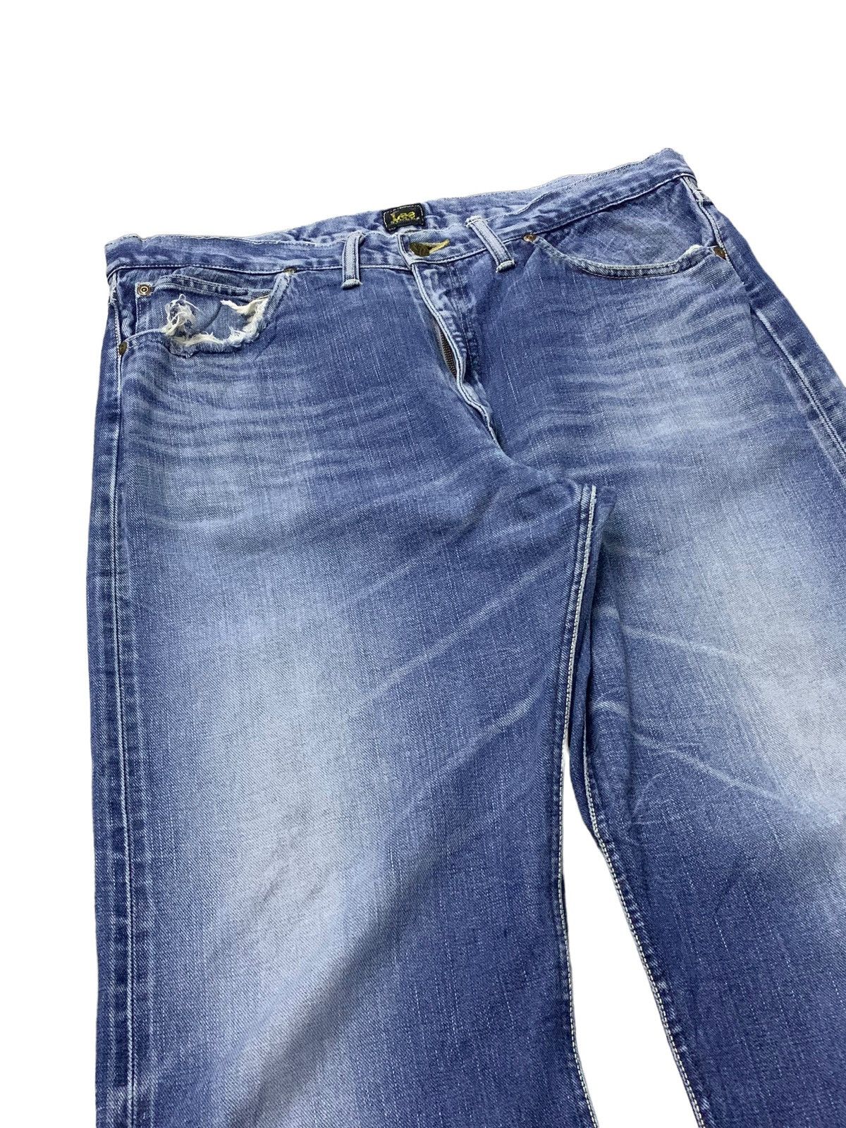 Lee RARE Vintage Late 70s Selvedge Original Chain Stitch Hem Size US 36 / EU 52 - 6 Thumbnail