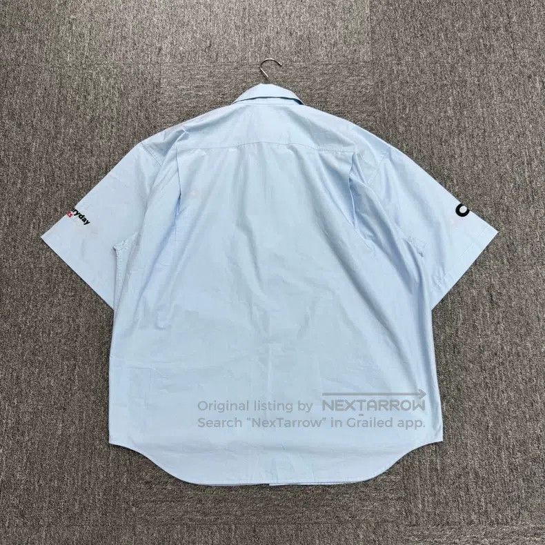 Balenciaga Balenciaga Embroidered letter short-sleeve shirt Size US L / EU 52-54 / 3 - 5 Thumbnail
