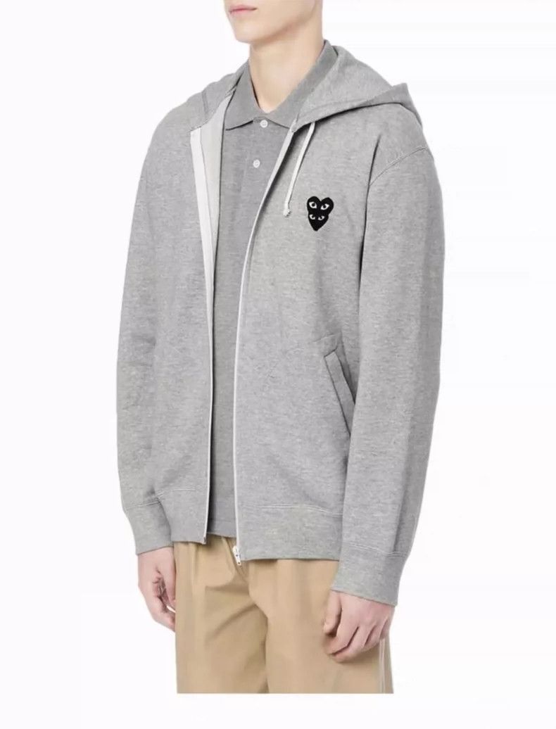 Comme des Garcons Comme Des Garcons Double Black Heart Sweater Size US XXL / EU 58 / 5 - 4 Thumbnail