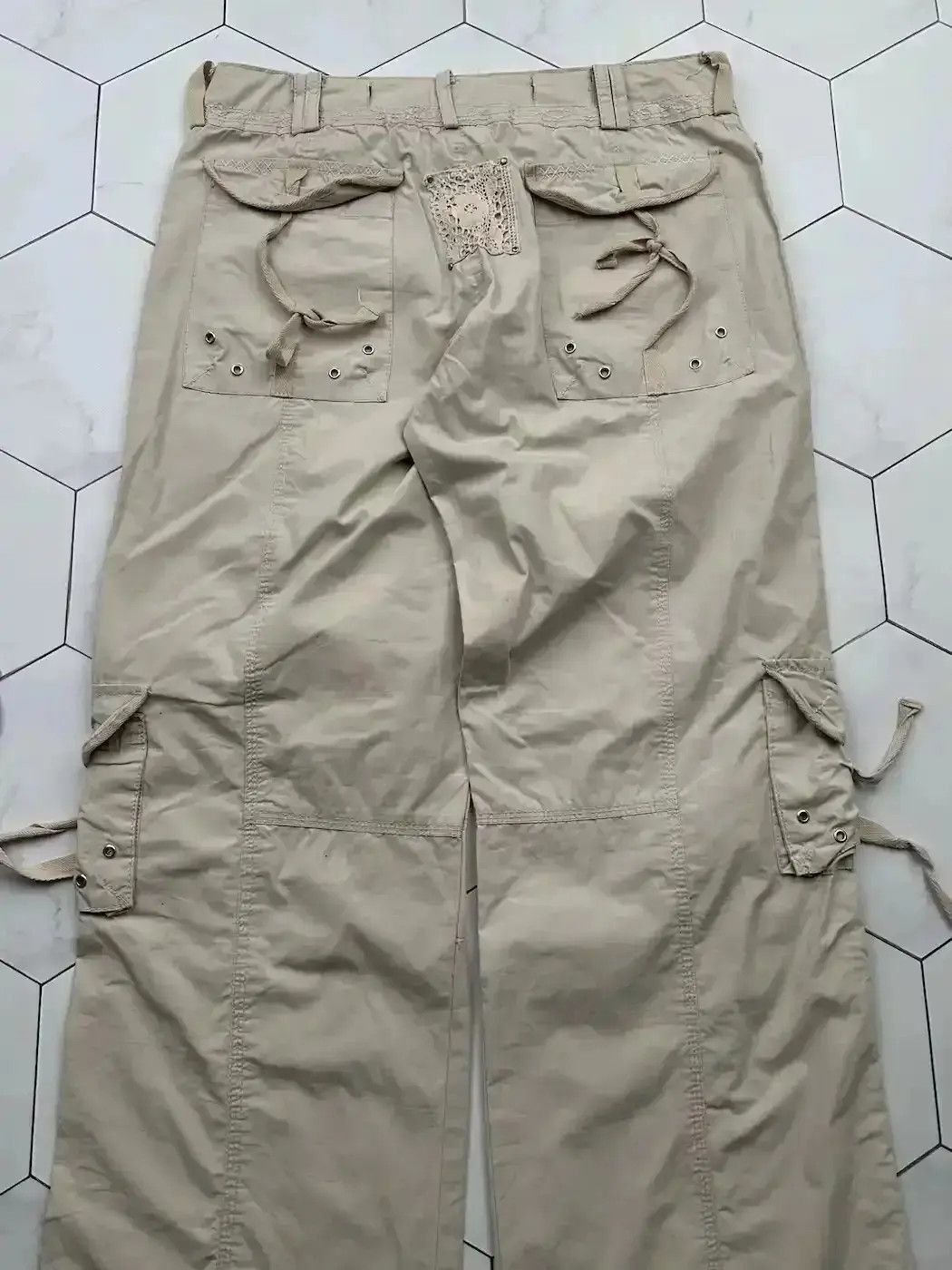 Japanese Brand Vintage Cargo Bondage Wide Pants (B455)E2 Size US 30 / EU 46 - 5 Thumbnail