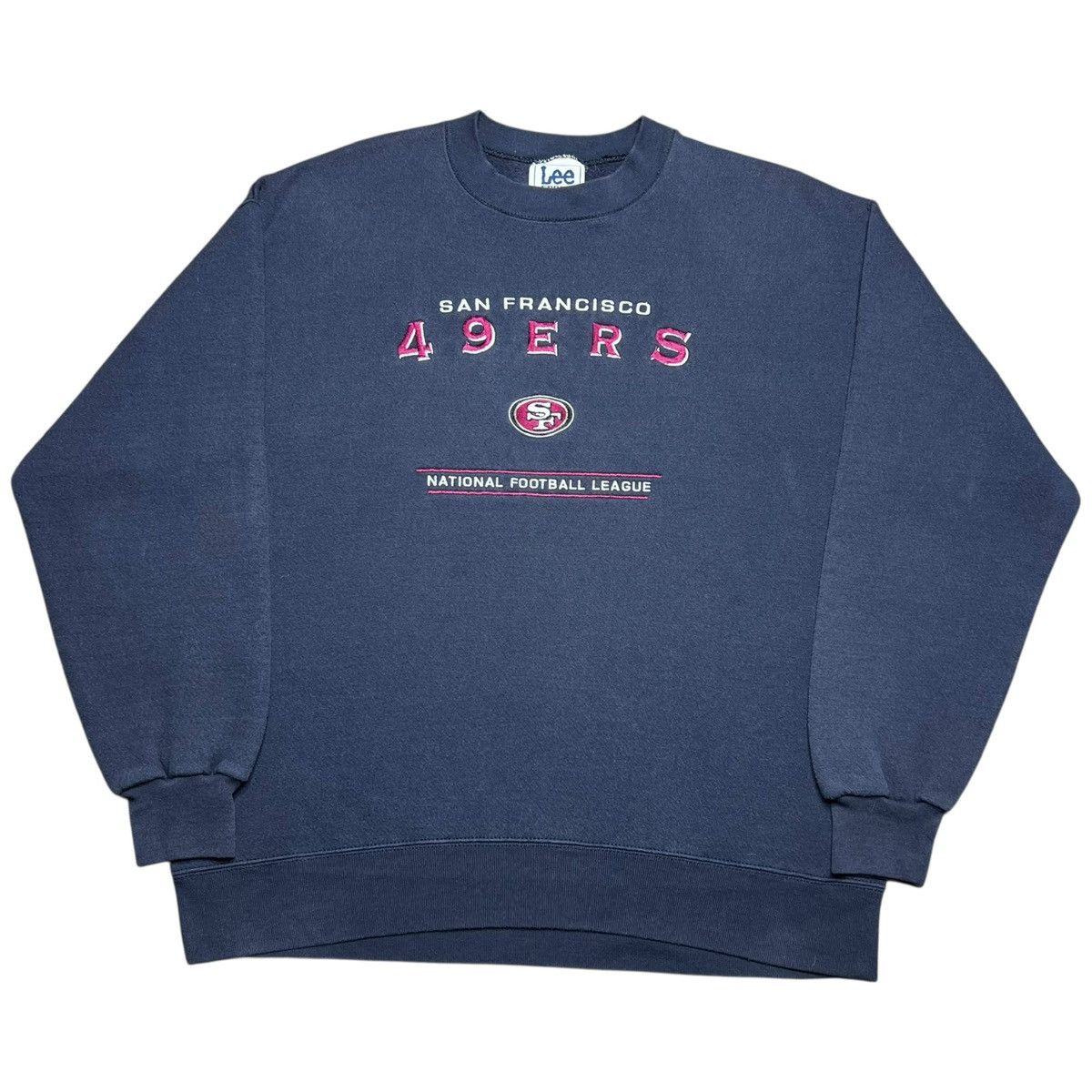NFL 90s NFL San Francisco 49ers Lee Sport Embroidered Sweatshirt Size US L / EU 52-54 / 3 - 1 Thumbnail