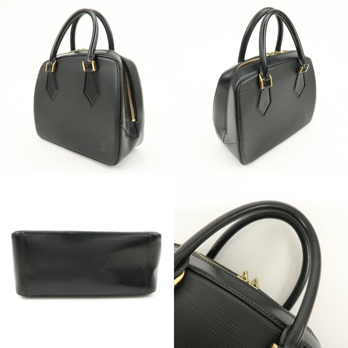 Louis Vuitton Louis Vuitton Epi Sablons Top Handle Bag Black Size ONE SIZE - 3 Thumbnail
