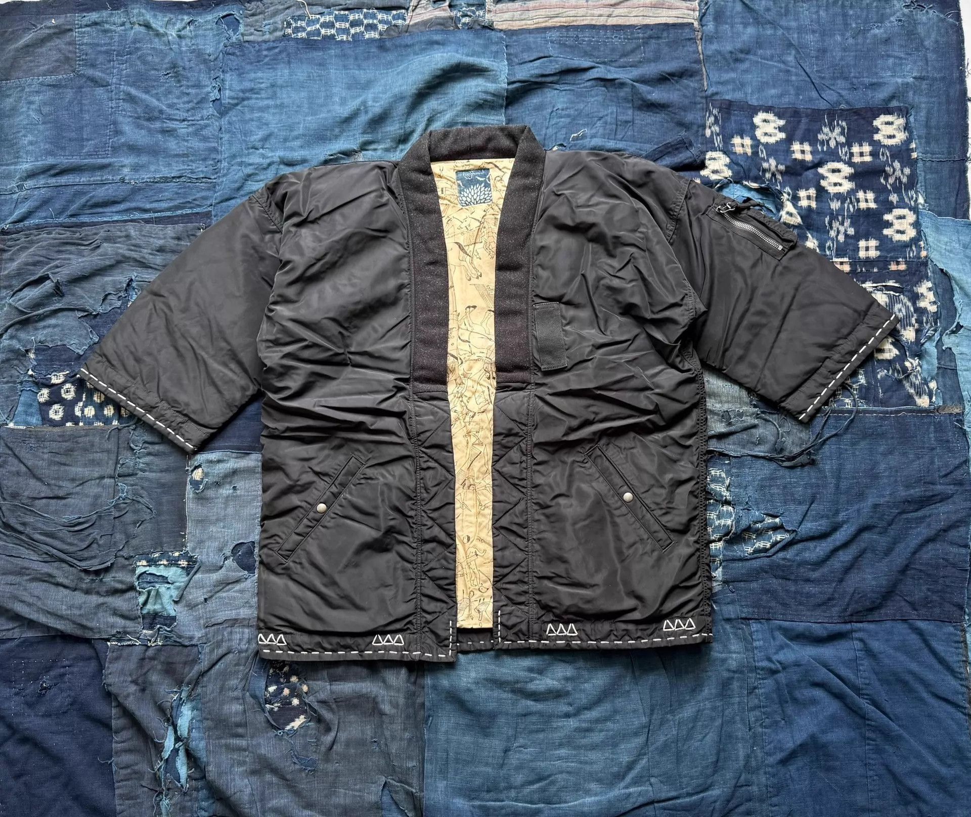 Visvim Black Lightweight Short Sleeve Jacket Size US XL / EU 56 / 4 - 1 Thumbnail