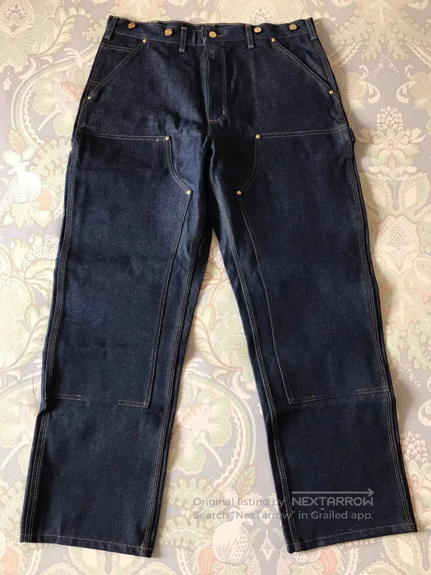 Carhartt Carhartt B07 Double Knee Raw Denim Jeans. Size US 36 / EU 52 - 2 Thumbnail