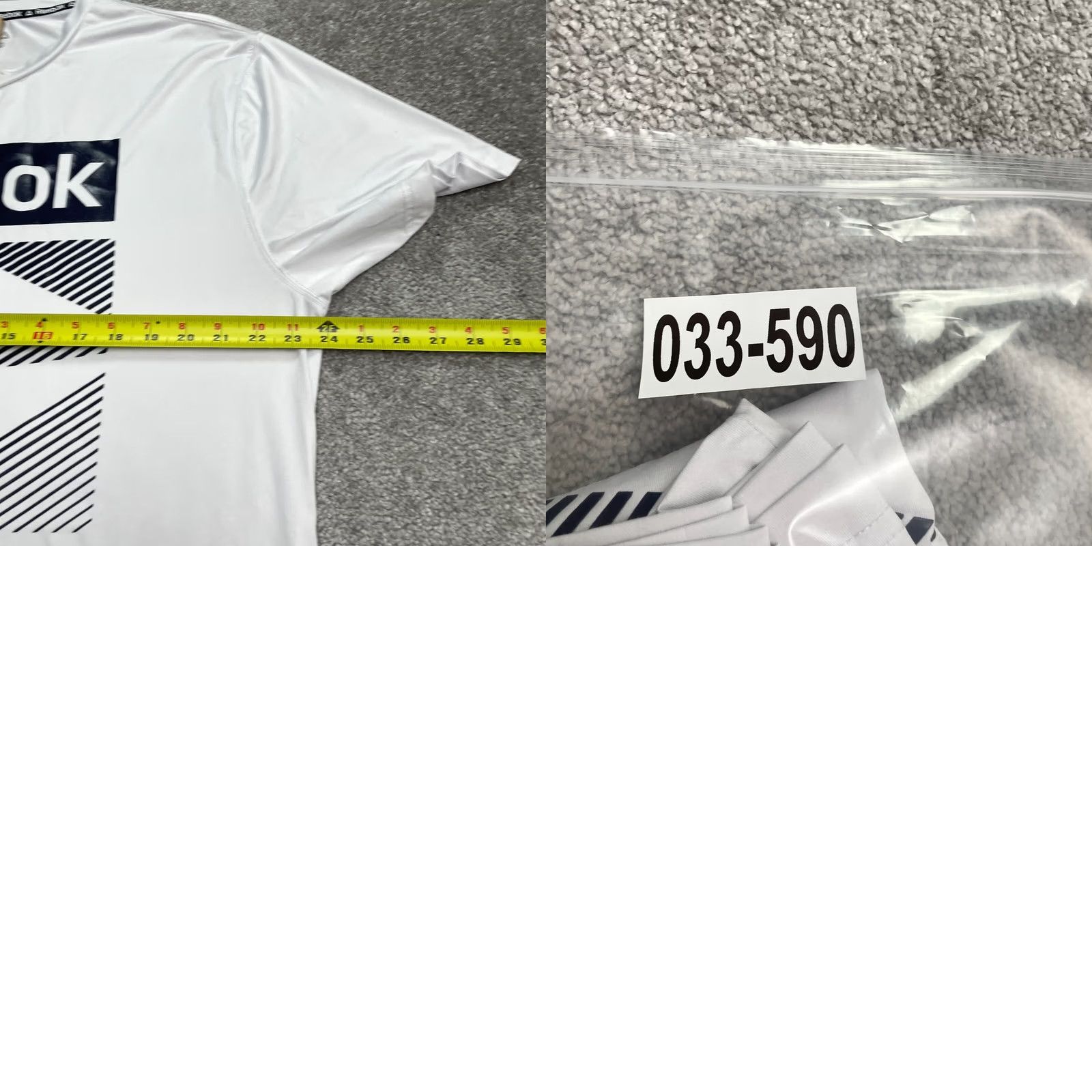 Reebok Reebok Mens XL White Graphic Active T-Shirt Short Sleeve Athletic Tee Crew Neck Size US XL / EU 56 / 4 - 9 Thumbnail