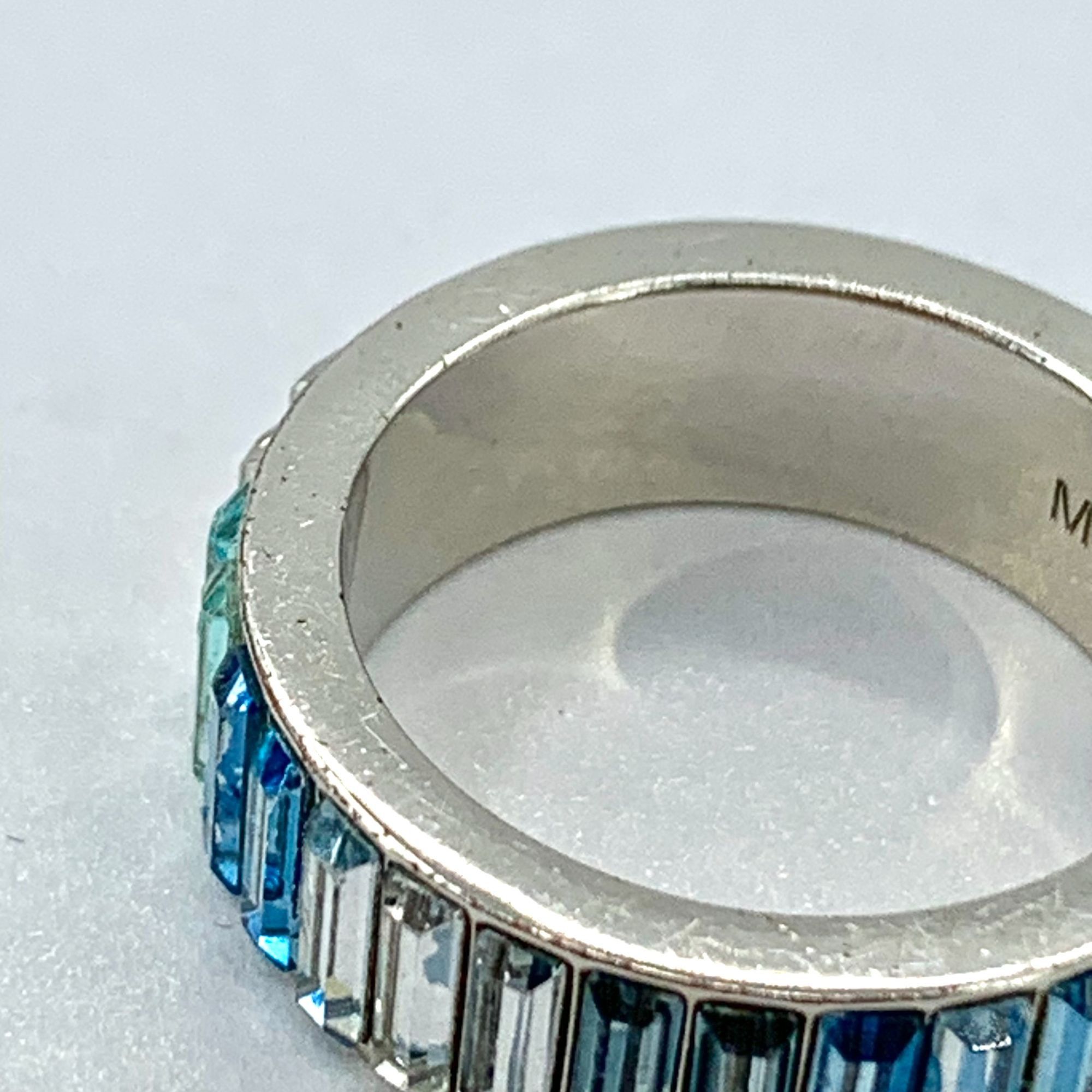 Dior Dior Silver CD Cutout Zirconia Ring with Crystals (Size M)💍 Size ONE SIZE - 4 Thumbnail
