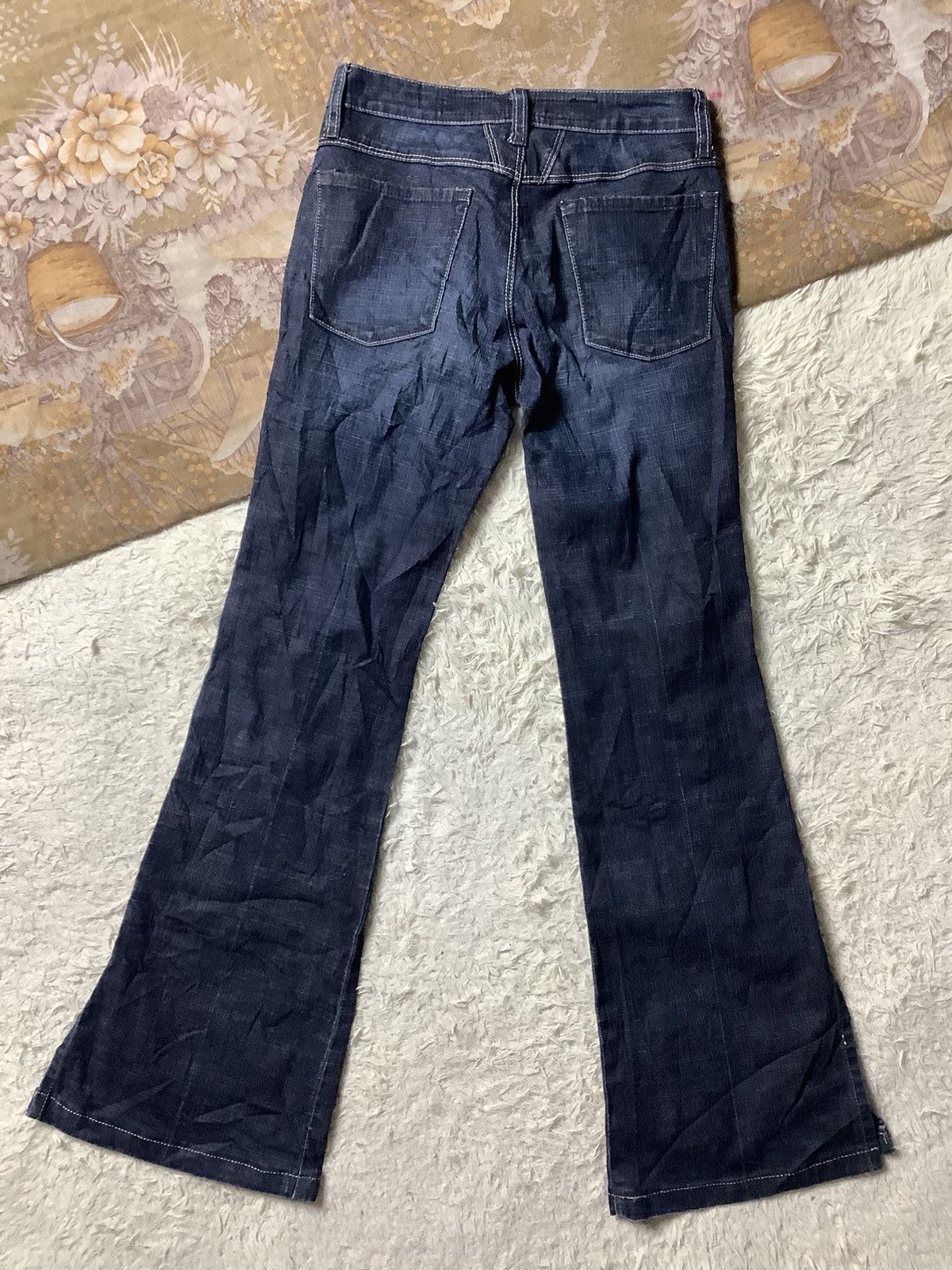 Japanese Brand × Marithe + Francois Girbaud Marithe Francois Girbaud Faded Blue Flare Jeans Size US 26 / EU 42 - 11 Thumbnail