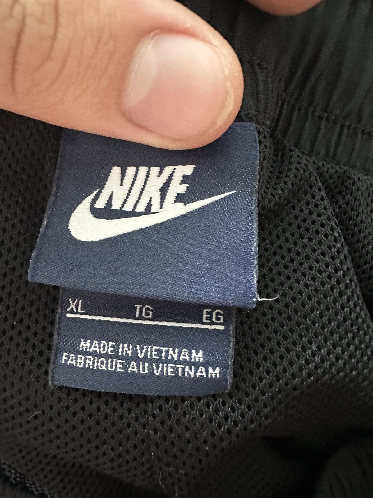 Nike Vintage 90's Nike Baggy Nylon Trackpants Y2K Style Size US 36 / EU 52 - 6 Thumbnail