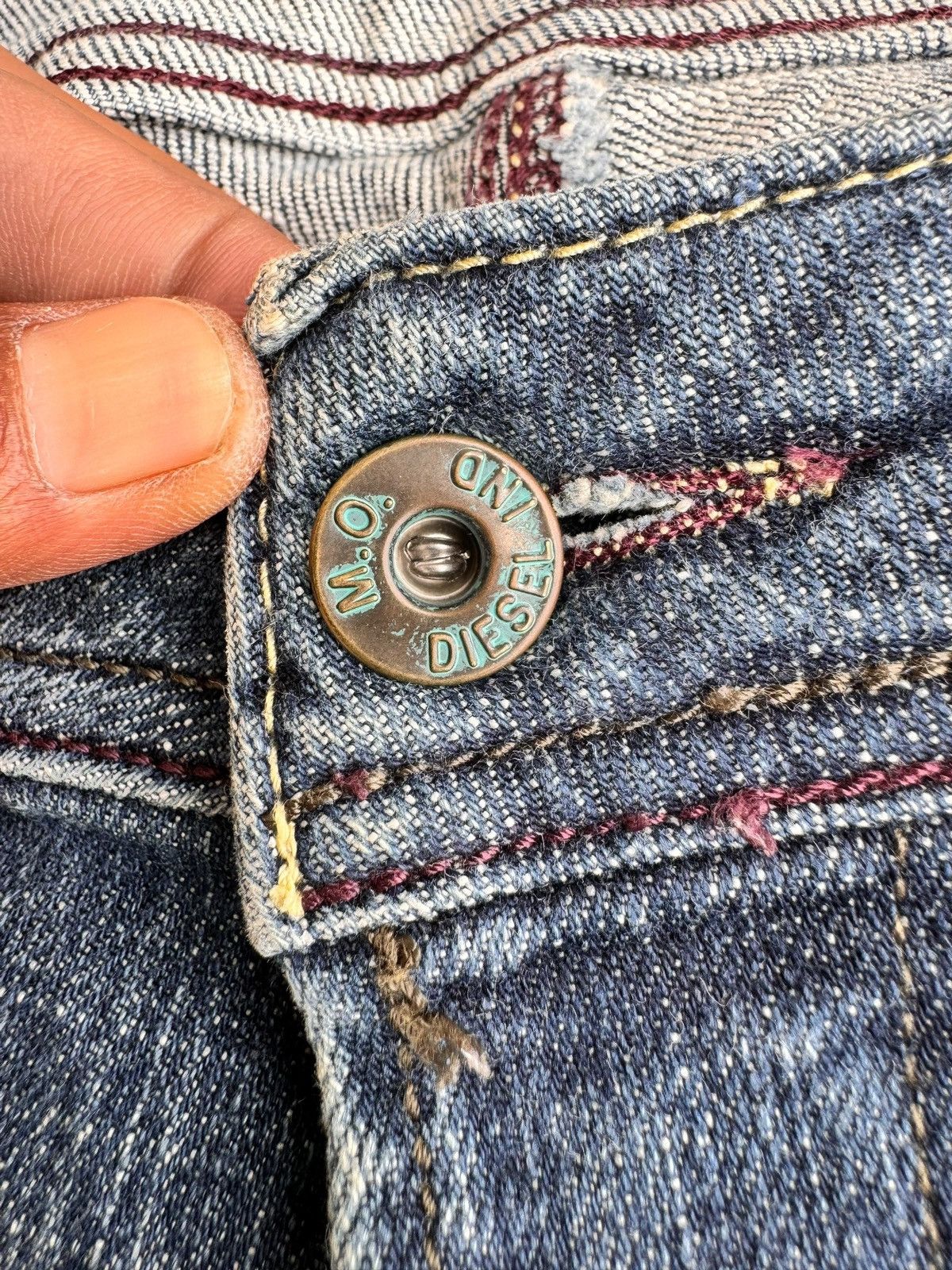 Diesel Vintage Super Flare Diesel Distressed Jeans Size US 32 / EU 48 - 11 Thumbnail